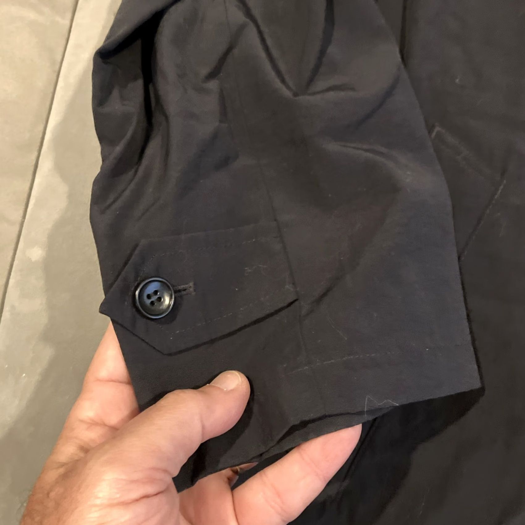 Armani Armani Collezioni Coat Rain Coat Water Repellent Black Men's XL Trench Jacket Coat Weatherproof Muddy Windproof (adjust to fit 200-char max) Size US XL / EU 56 / 4 - 2 Thumbnail