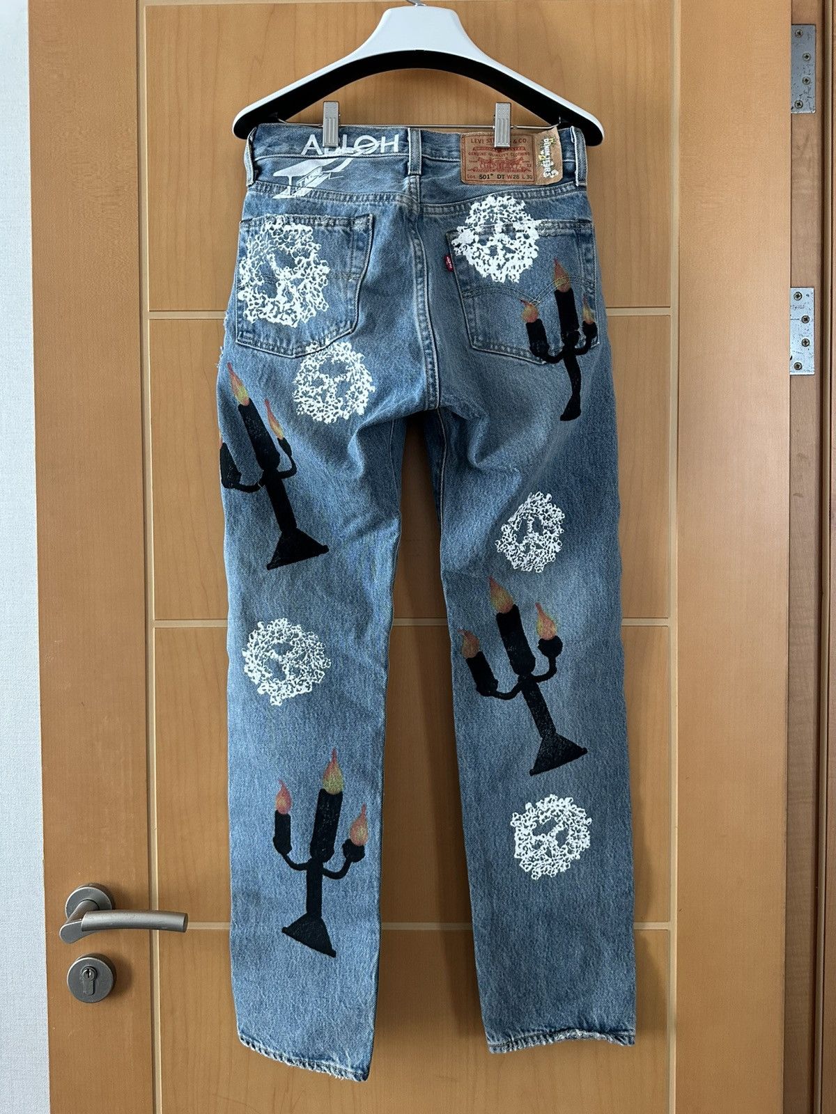 DENIM TEARS × Levi's × Virgil Abloh The Denim Tears x Virgil Abloh "Message in a Tear" Size US 28 / EU 44 - 2 Thumbnail