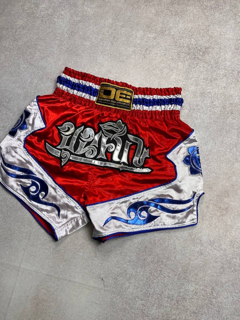 Japanese Brand × Vintage Vintage Danger Equipment Muay Tai Shorts Y2K XL Size US 36 / EU 52 - 2 Thumbnail