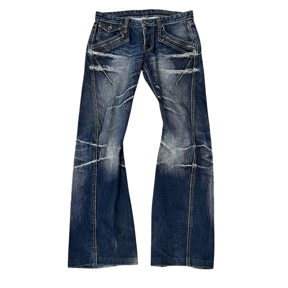 Nicole Club “punk style” NICOLE CLUB MUD WASH JEANS Size US 32 / EU 48 - 16 Thumbnail
