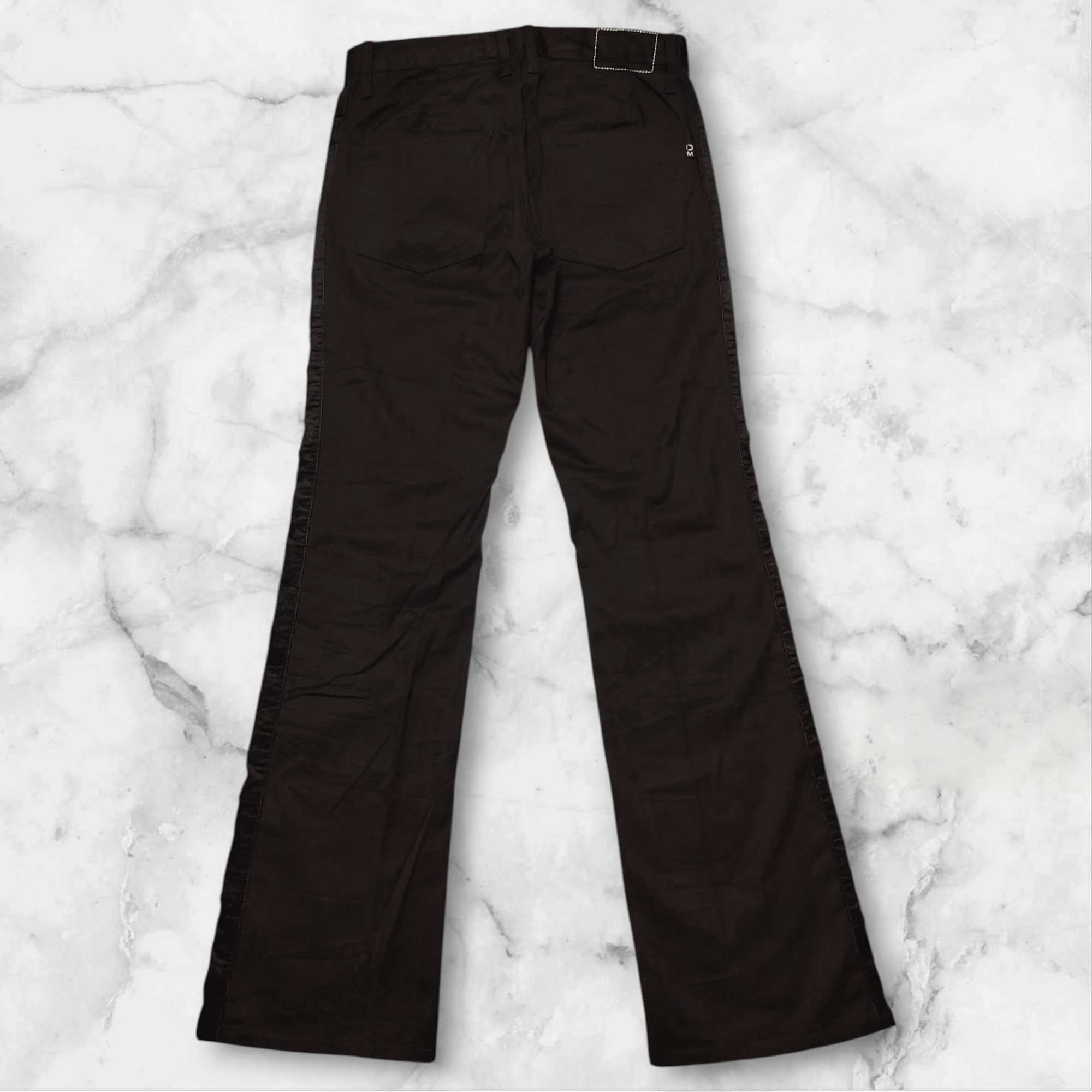 Morgan Homme Japanese Morgan Homme Lining Corduroy Black Pants Size US 31 - 2 Thumbnail