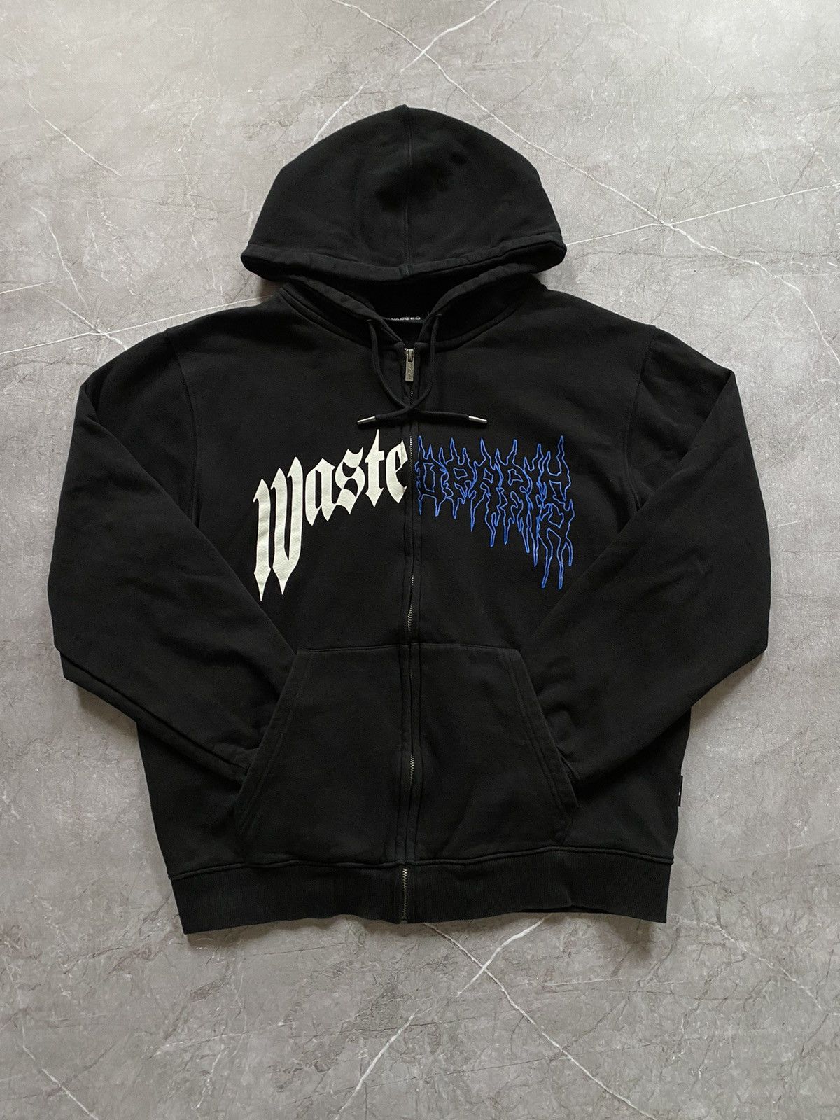 Wasted Paris × Wasted Youth Rare Wasted Paris Hoodie Big Logo Y2K Gothic Dead Skull Size US L / EU 52-54 / 3 - 2 Thumbnail