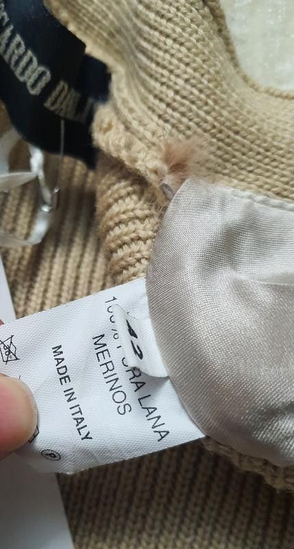 Other Lana wool merinos knitwear cardigan fur S Riccardo Danieli Size M / US 6-8 / IT 42-44 - 4 Thumbnail