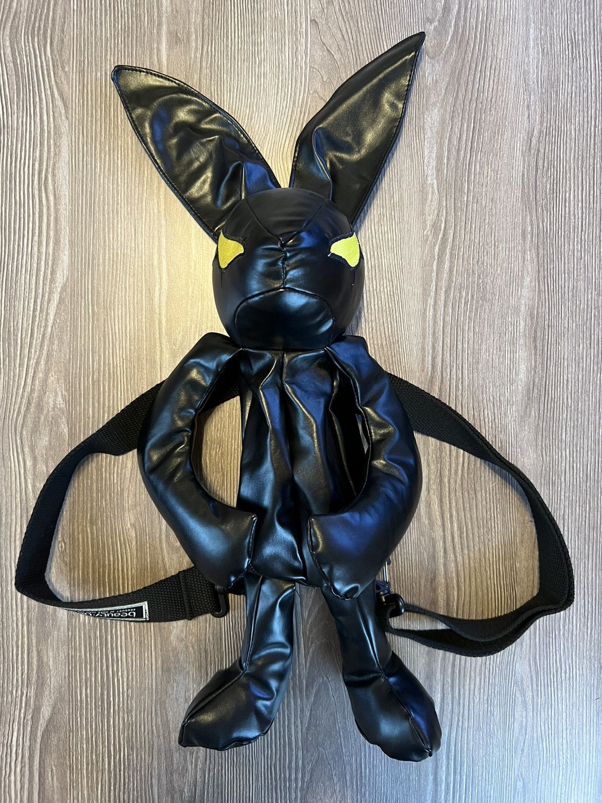image of Beauty Beast Beauty:beast Dark Knight Bunny Bag Backpack in Black, Men's