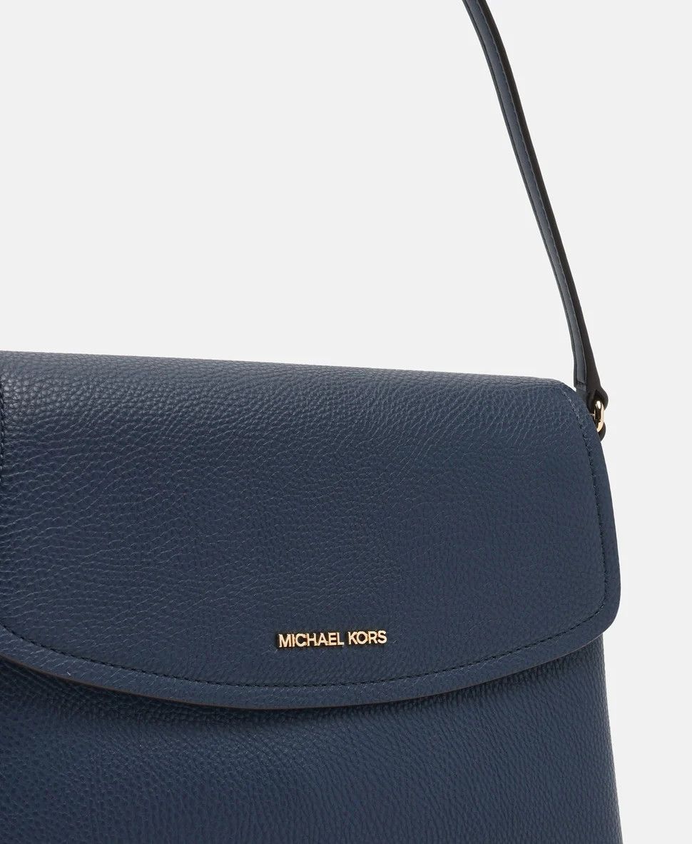 Michael Kors Michael Kors Dark Blue Leather Shoulder Bag (New with Tags) Size ONE SIZE - 2 Thumbnail