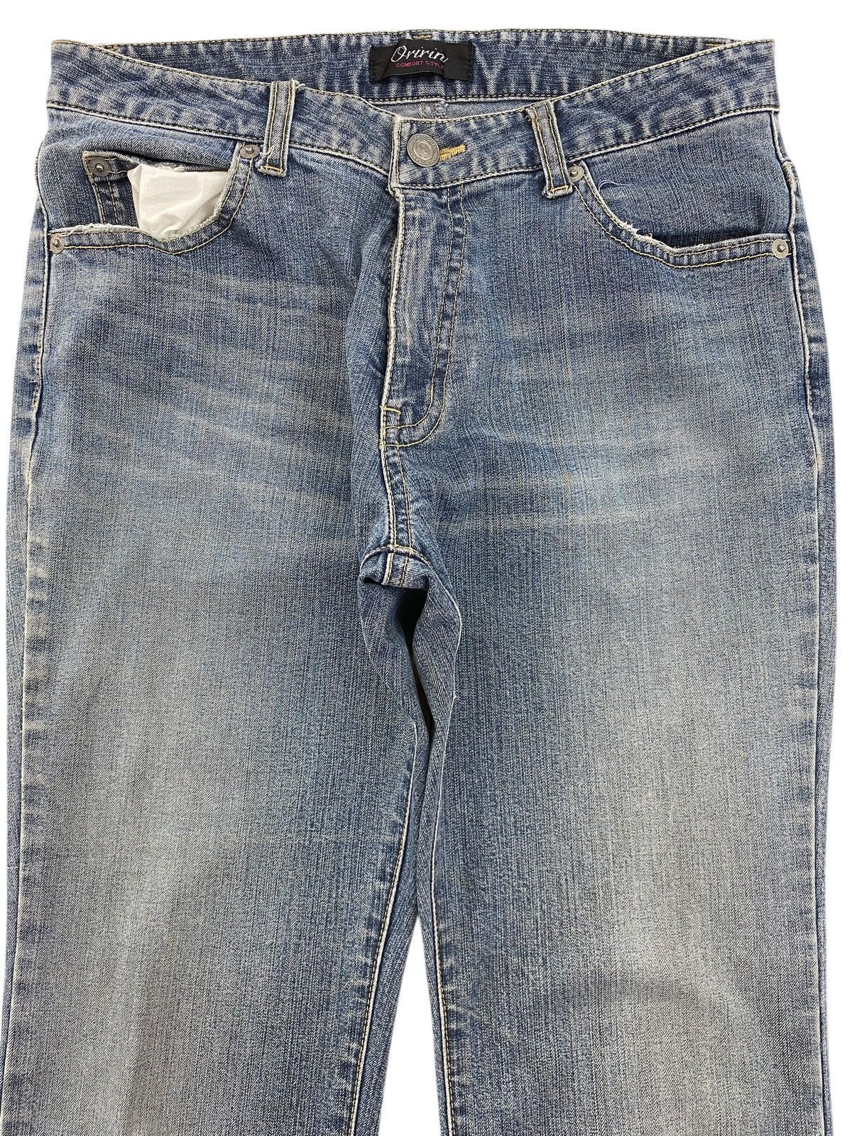Japanese Brand Japanese Brand Faded Blue Wash Flare Jeans Size 28" / US 6 / IT 42 - 2 Thumbnail