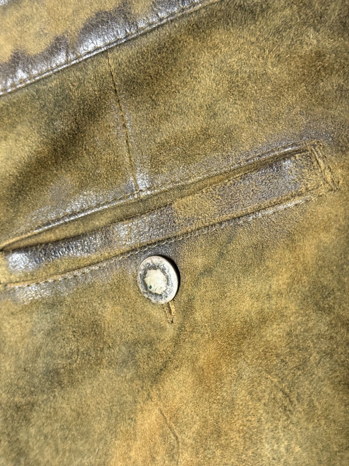 Genuine Leather Vintage Maddox Country Leather Cargo shorts Suede Size US 34 / EU 50 - 7 Thumbnail