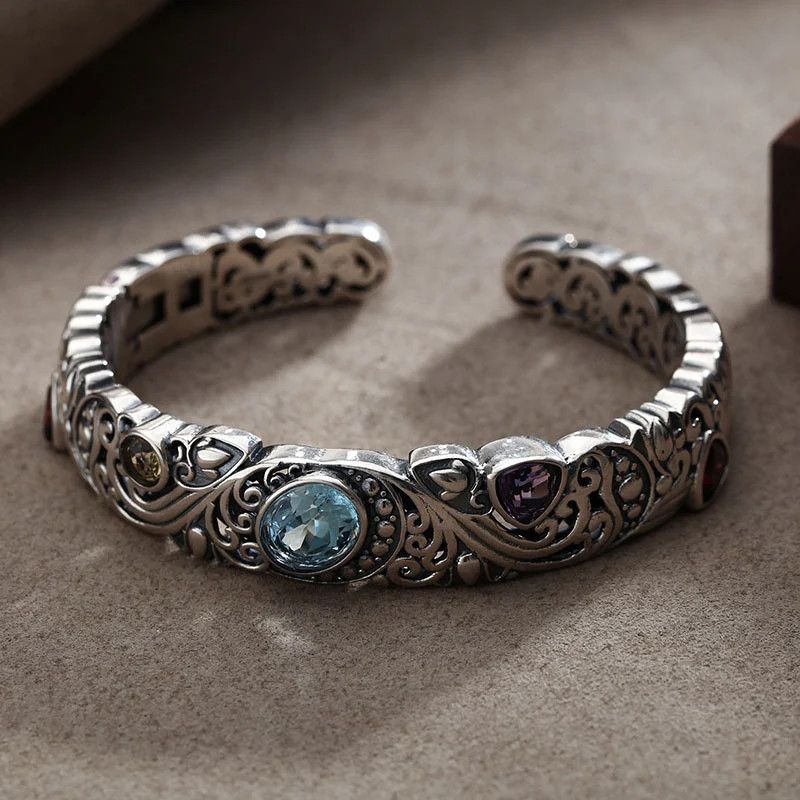 Jewelry Hollow Carved Bracelet Size ONE SIZE - 4 Thumbnail