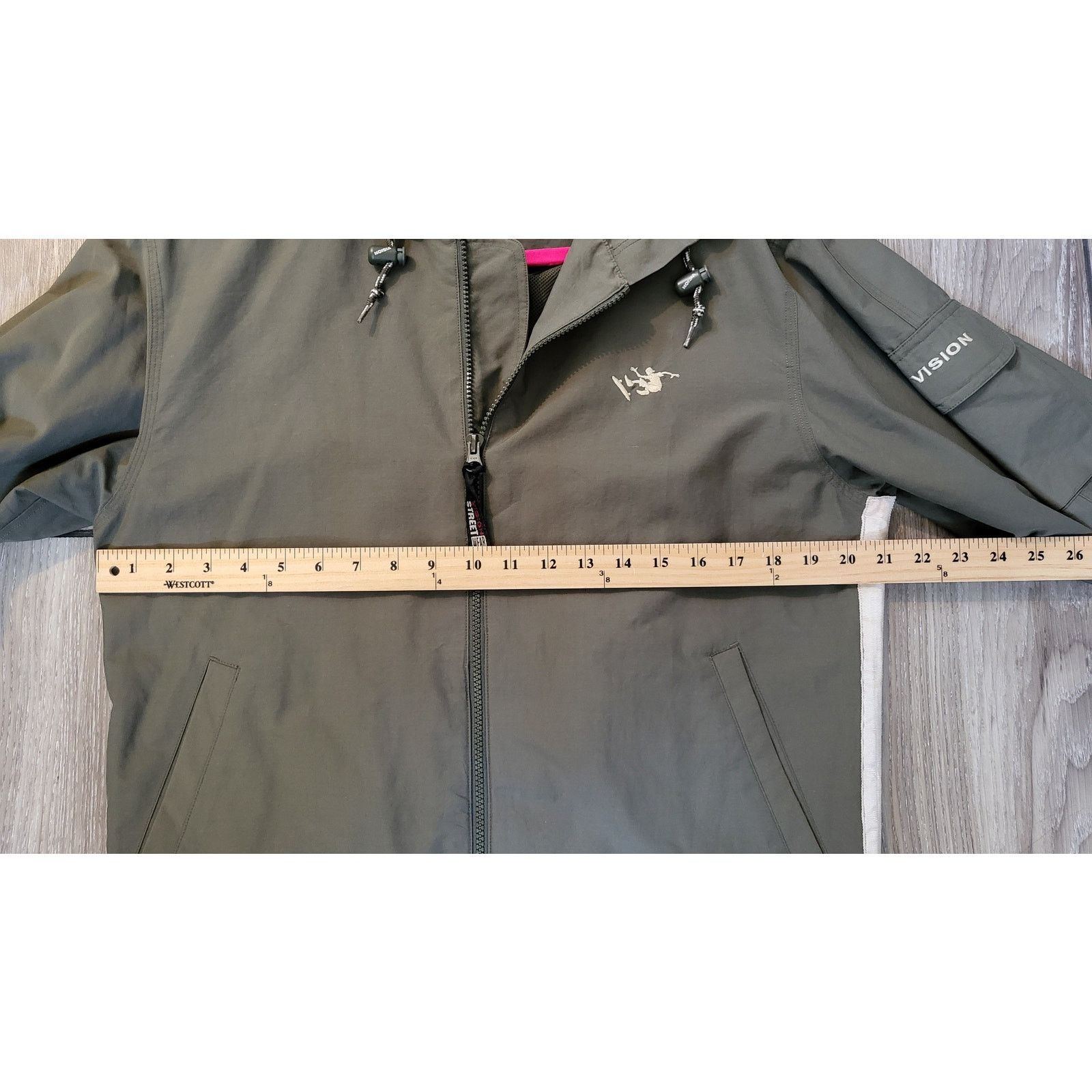 Vision Streetwear Vintage Cool Vision Street Wear Green Jacket 80s / 90s Fresh Size US S / EU 44-46 / 1 - 6 Thumbnail
