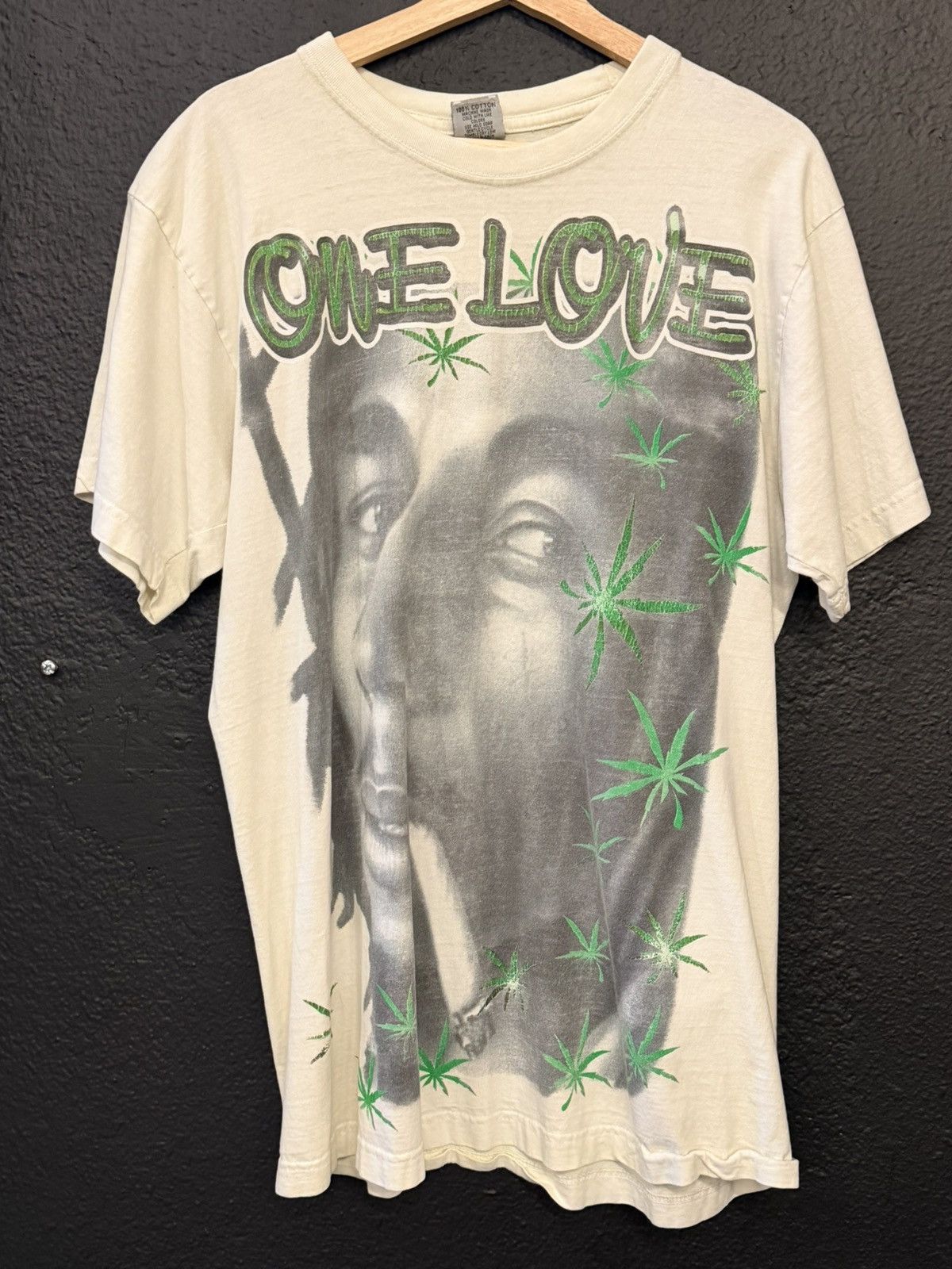 Vintage Vintage one love tee Size US L / EU 52-54 / 3 - 1 Thumbnail