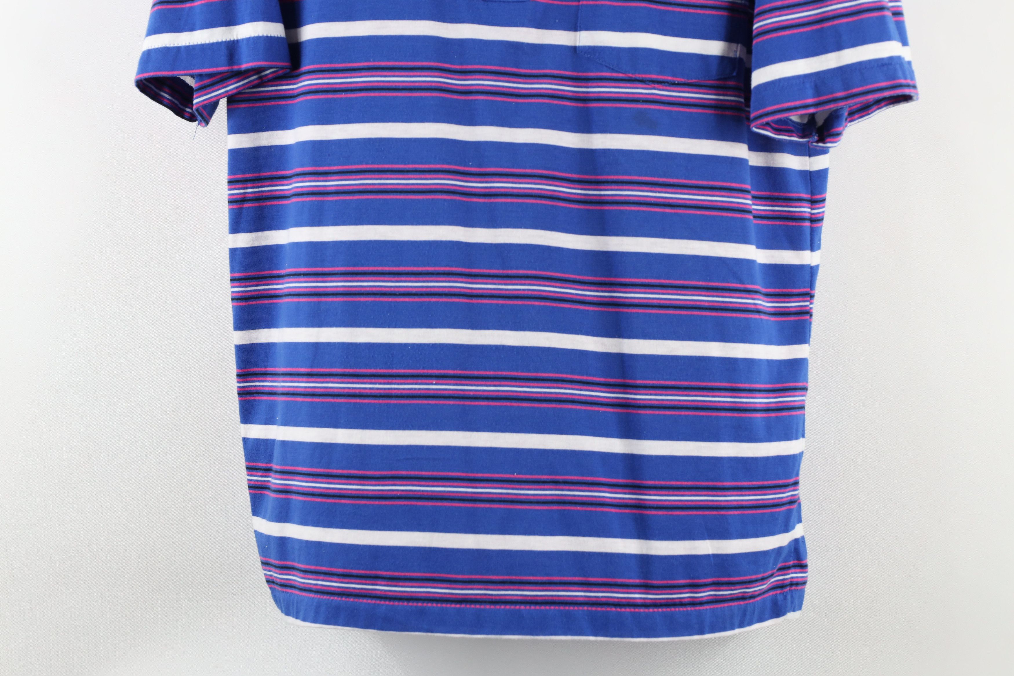 Vintage Vintage 70s Streetwear Striped Knit Collared Golf Polo Shirt Size US M / EU 48-50 / 2 - 3 Thumbnail