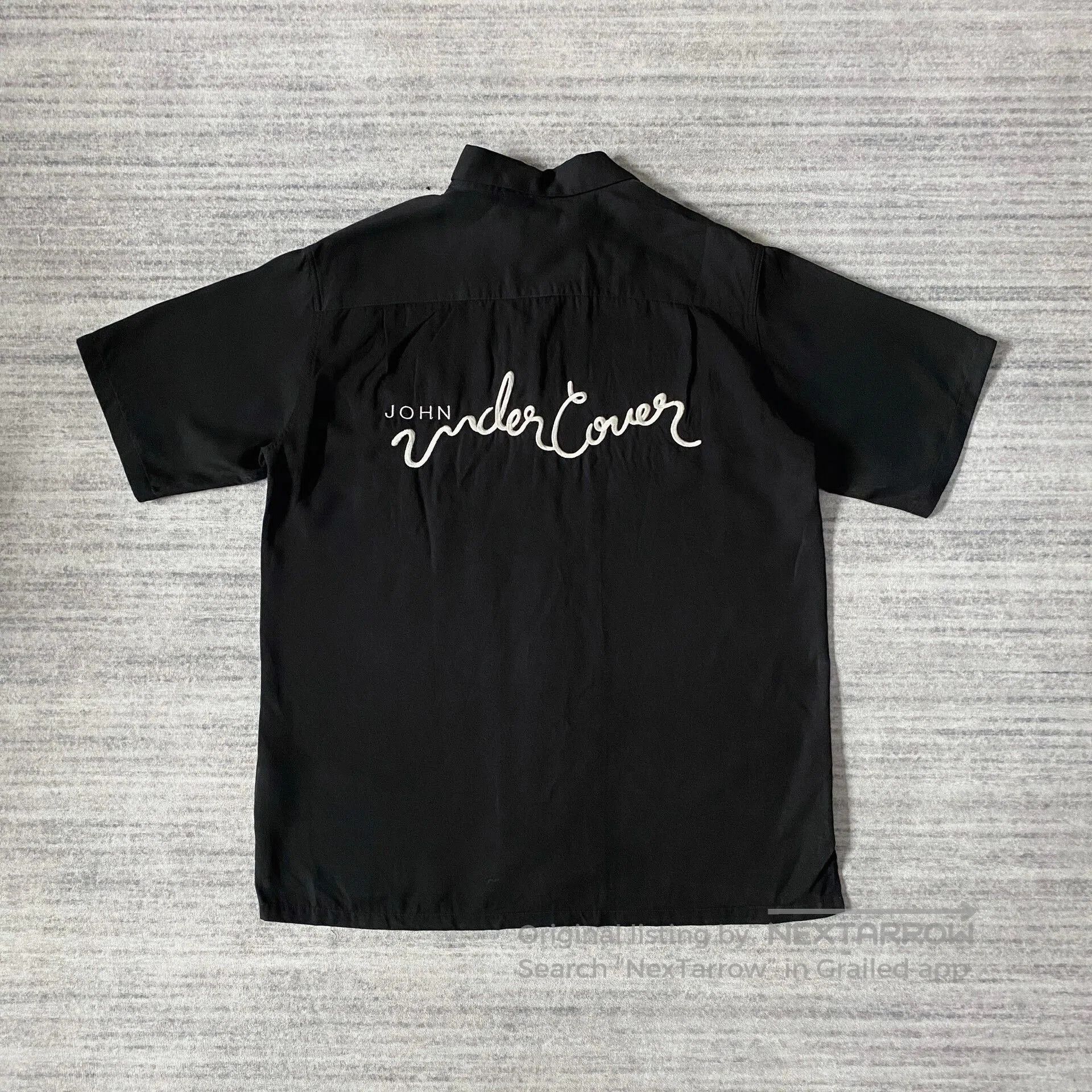 Undercover rose embroidered short-sleeve hawaiian shirt. Size US S / EU 44-46 / 1 - 3 Thumbnail