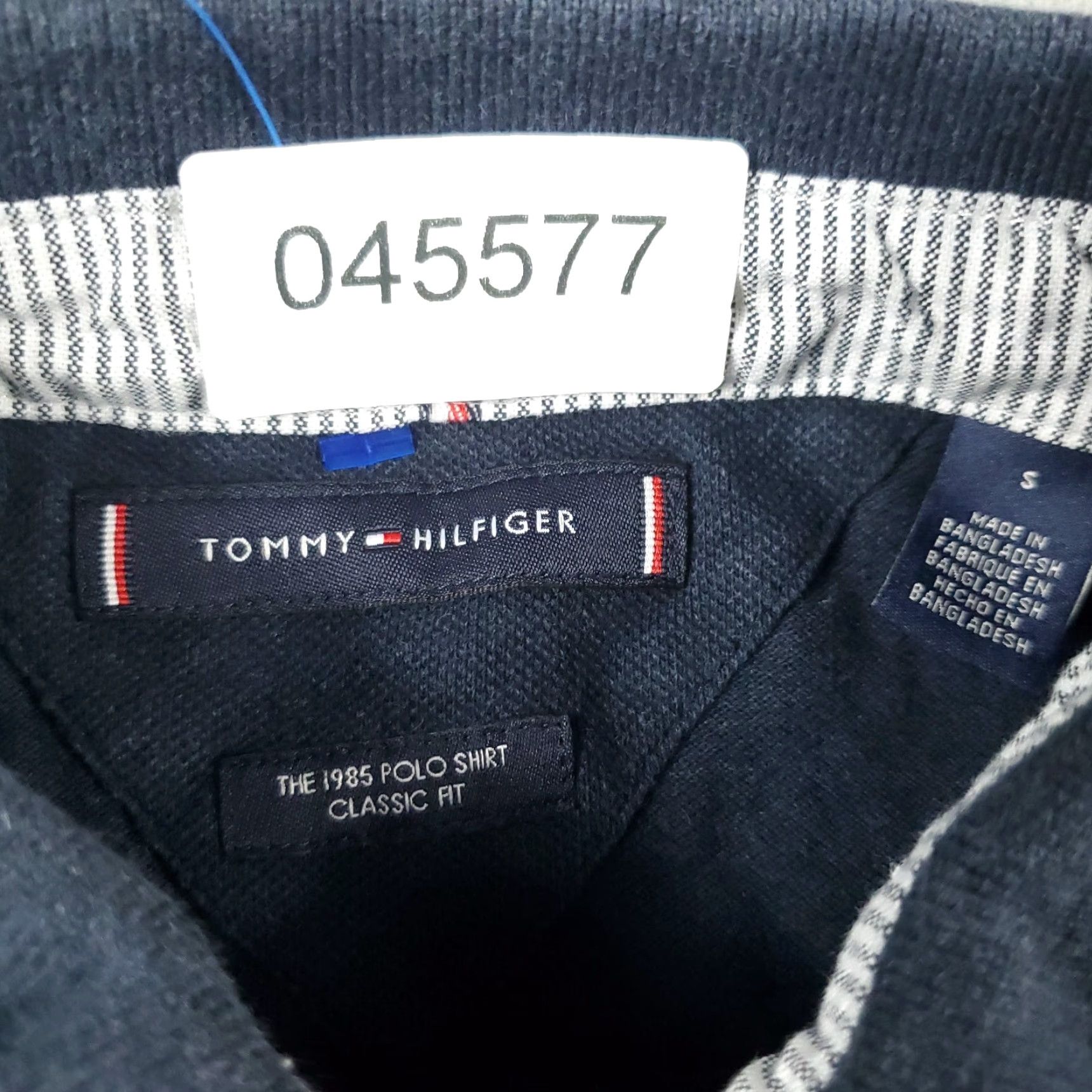 Tommy Hilfiger Tommy Hilfiger Polo Shirt Mens Small Blue - 100% Cotton Casual Short Sleeve, Logo Button-front, Regular Fit, Classic American Style Size US S / EU 44-46 / 1 - 8 Thumbnail