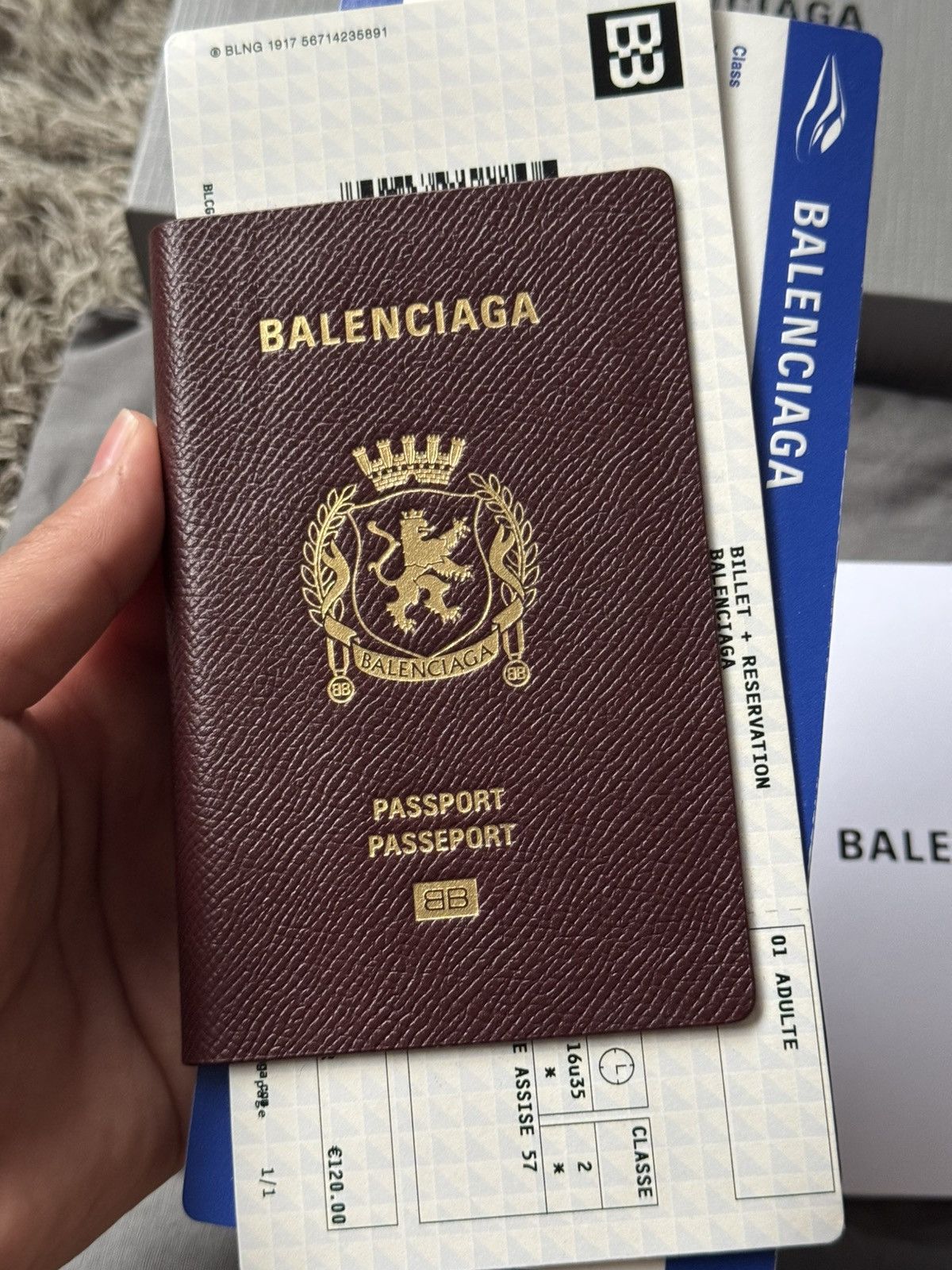 Balenciaga Balenciaga Passport Long Wallet Two Tickets Size ONE SIZE - 8 Thumbnail