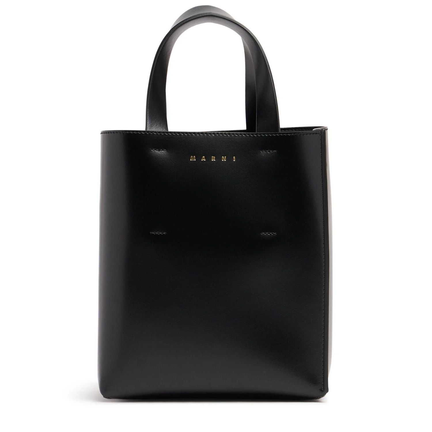 Marni MARNI Museo Mini Black Leather Shoulder Bag New & Authentic Size ONE SIZE - 1 Thumbnail