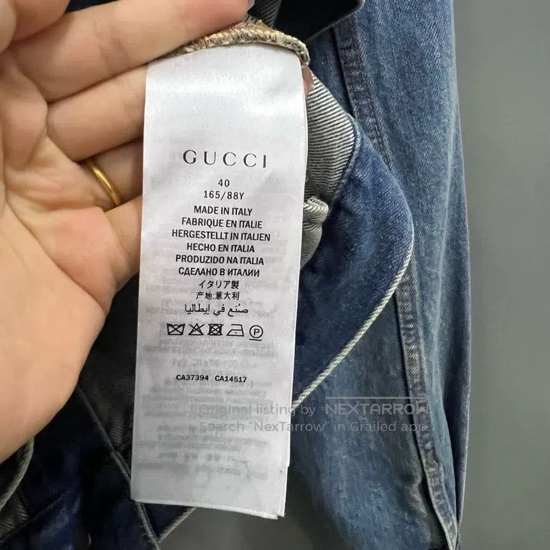 Gucci Gucci Giraffe dolls make old denim jackets Size S / US 4 / IT 40 - 4 Thumbnail