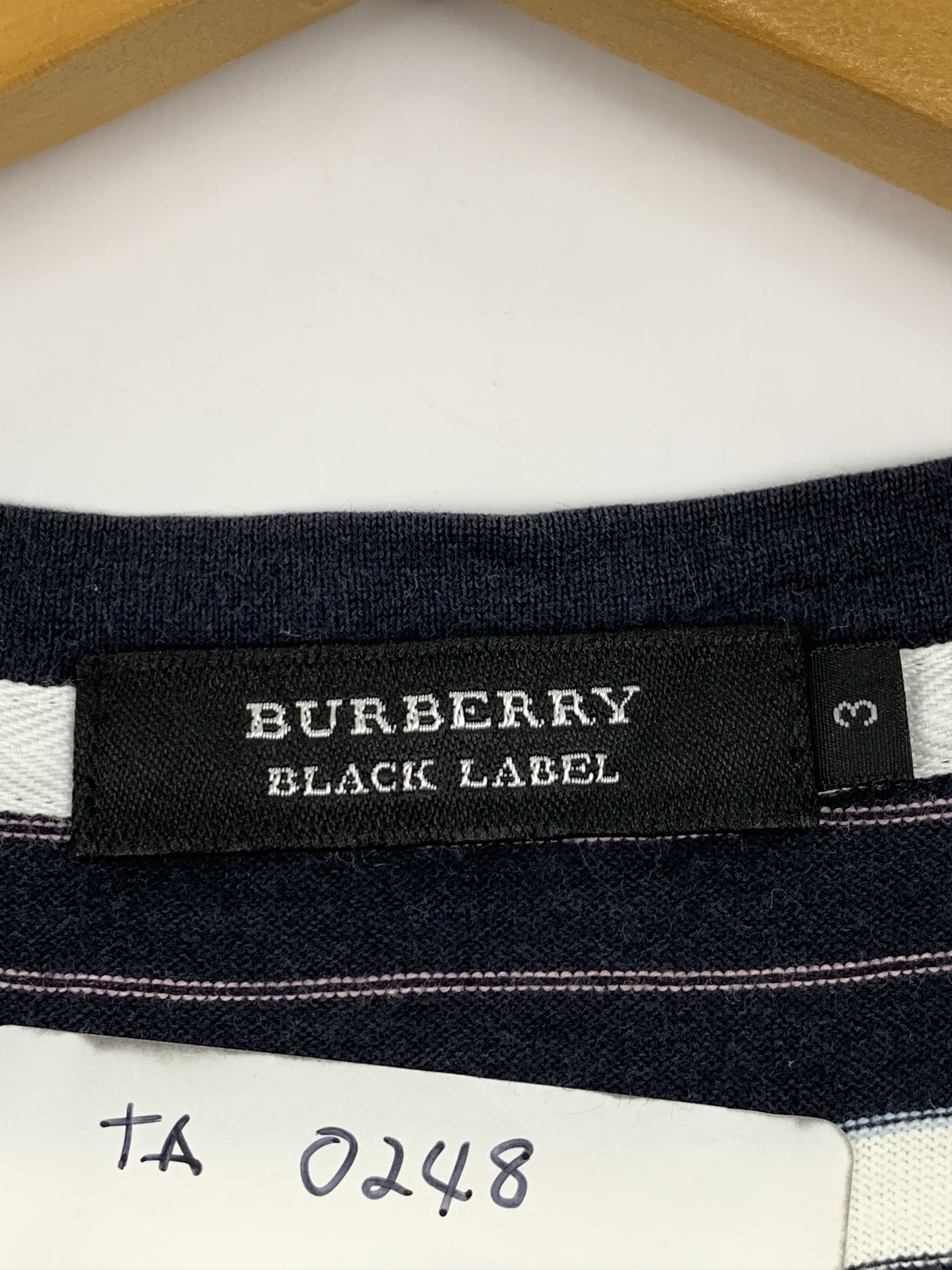 Burberry Vintage Burberry Black Label Stripe T Shirt TA0248 Size US M / EU 48-50 / 2 - 9 Thumbnail