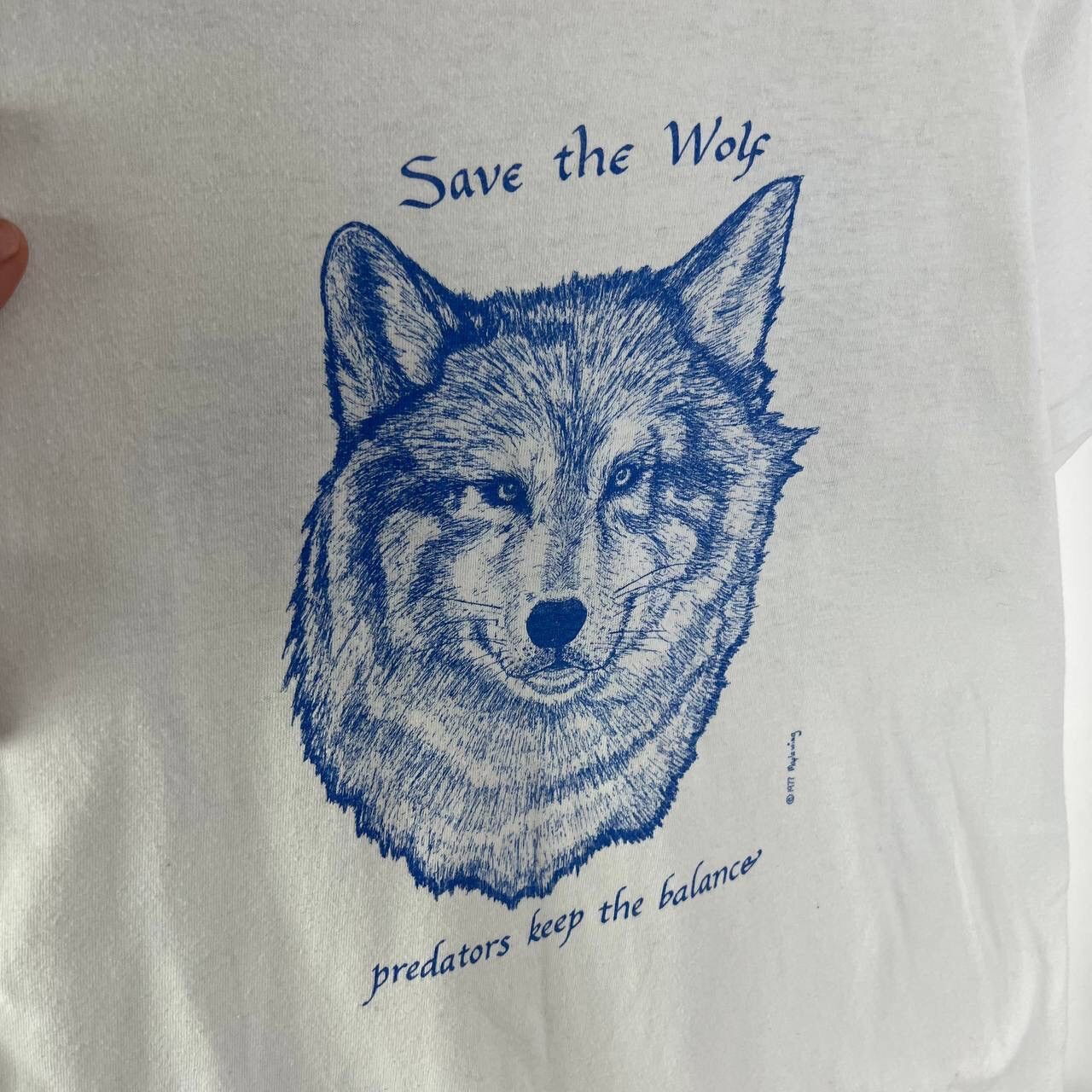 Vintage Rare 1997 Singe Stitch Wolf Bald Eagle Maple Wing 90s Size US S / EU 44-46 / 1 - 3 Thumbnail