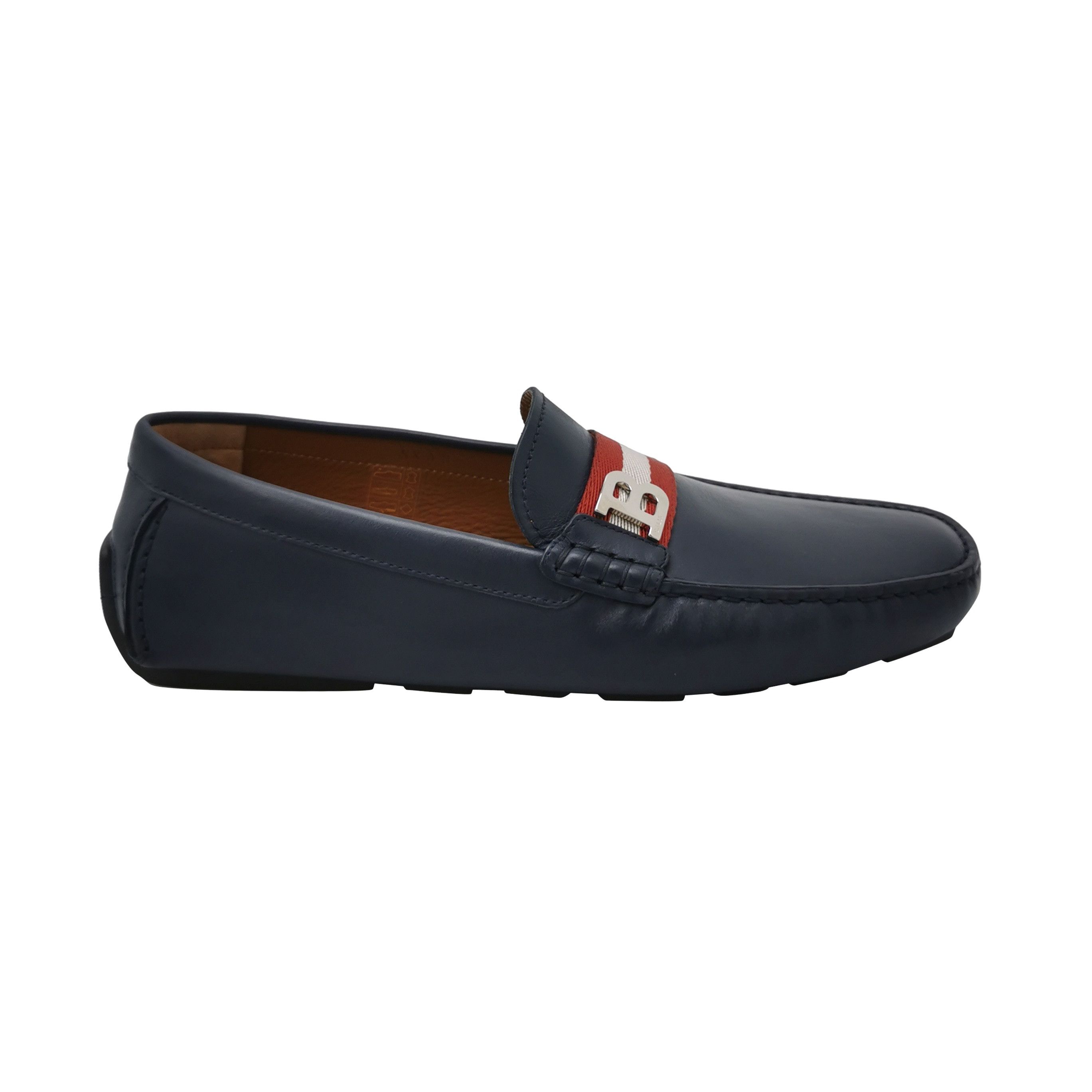 Bally Bally Stripe Logo Leather Loafers 41.5 Size US 8 / EU 41 - 1 Thumbnail