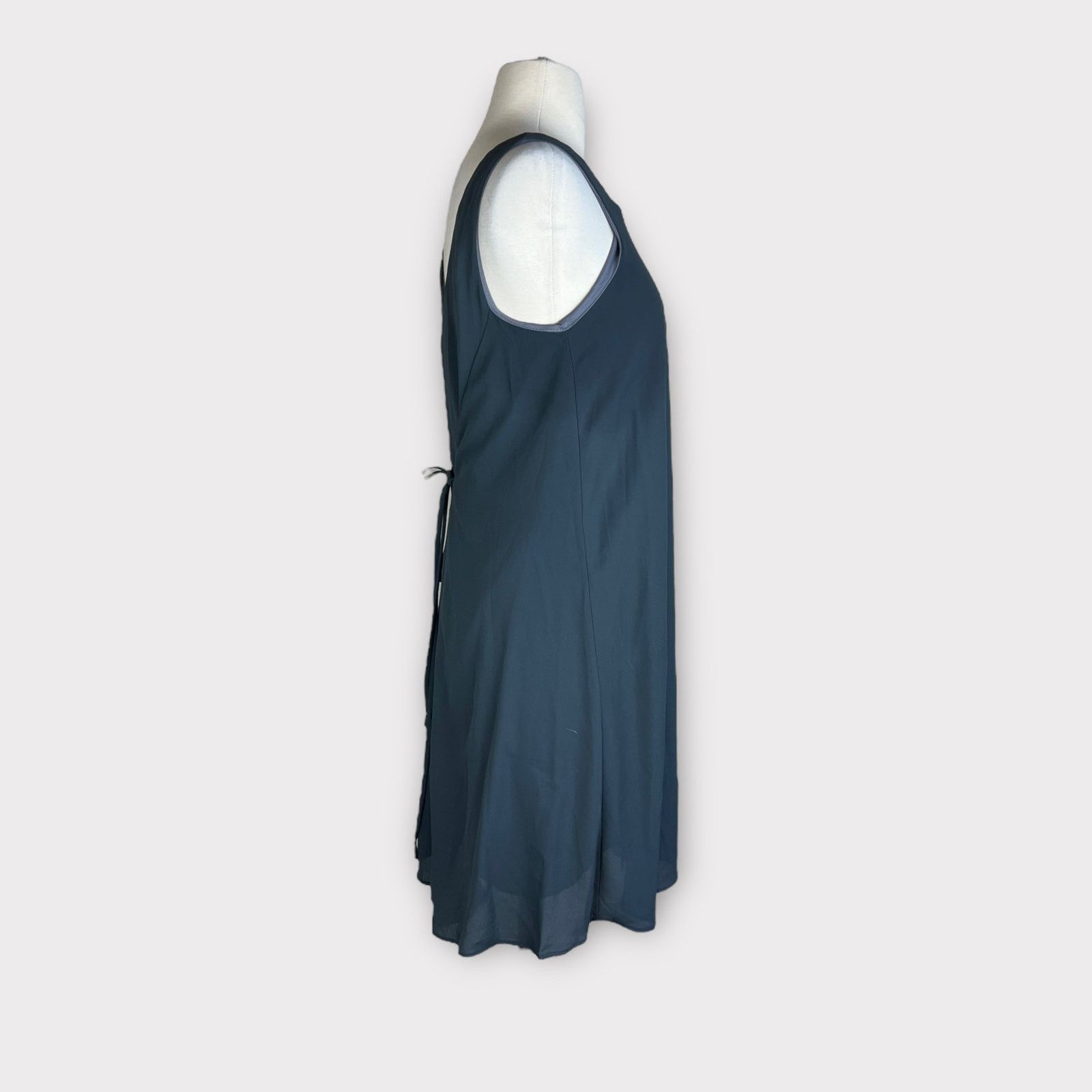 Nordstrom Coveted Clothing | Sheer Gray Shift Dress | Small Size S / US 4 / IT 40 - 2 Thumbnail