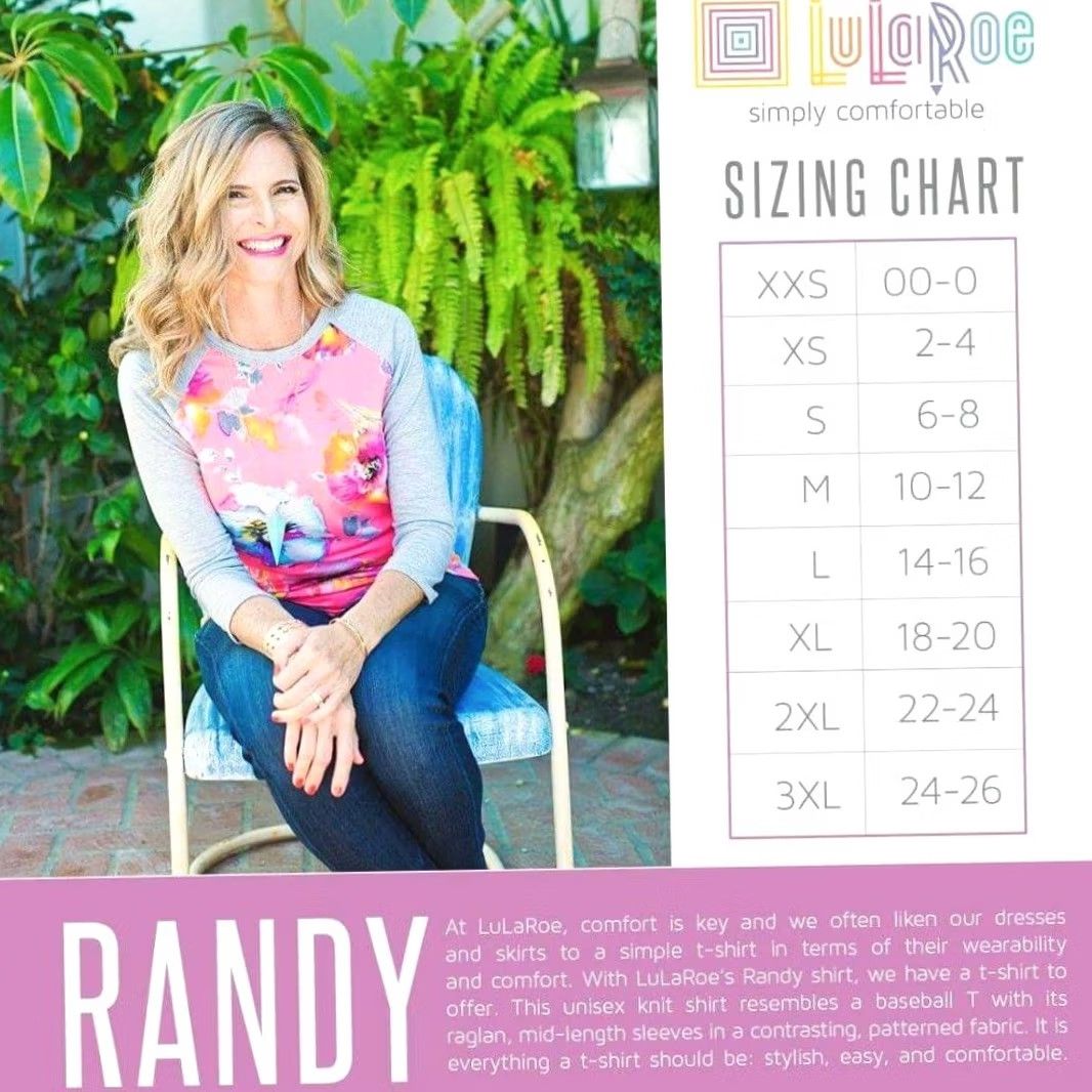 Vintage LuLaRoe T Shirt Womens XXS Black Blue Pink White Wheels Geometric Raglan 3/4 Sleeve Scoop Neck Pullover Top Tee Casual Size XXS / US 00 / IT 34 - 8 Thumbnail