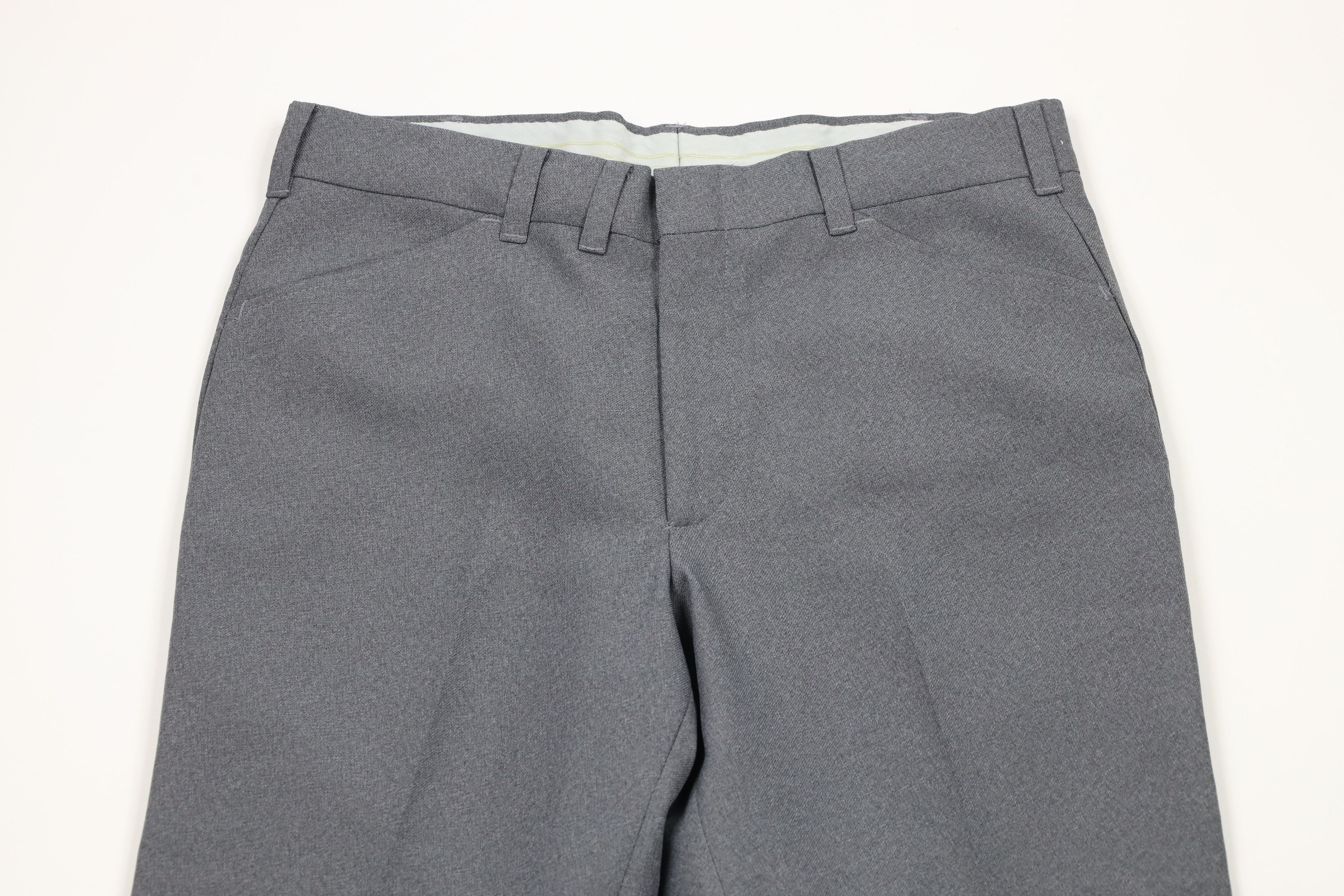 Vintage Vintage 70s Streetwear Bell Bottoms Chino Pants Gray USA Size US 34 / EU 50 - 2 Thumbnail