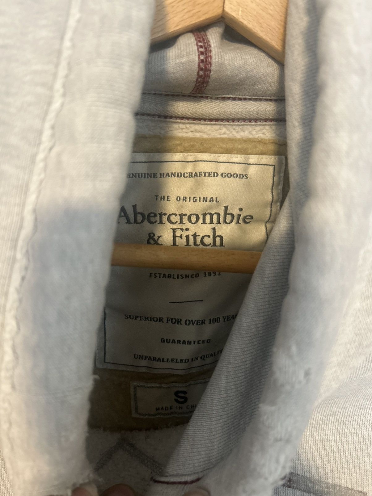 Abercrombie & Fitch Abercrombie gray hoodie oversized Size US S / EU 44-46 / 1 - 2 Thumbnail