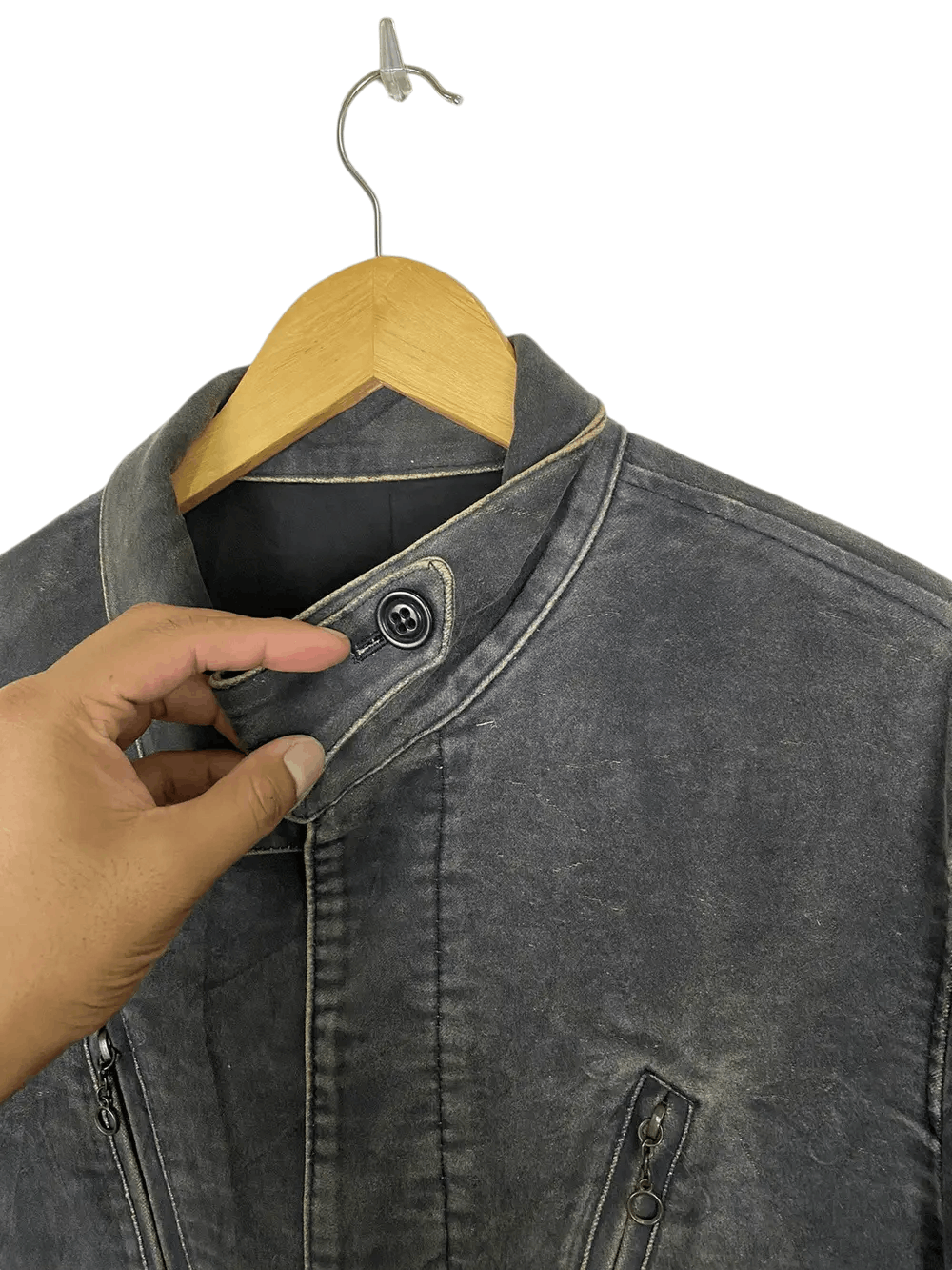 ADAM ET ROPE × Japanese Brand × Vintage Vtg Adam Et Rope Suede Military Jacket Size US S / EU 44-46 / 1 - 3 Thumbnail