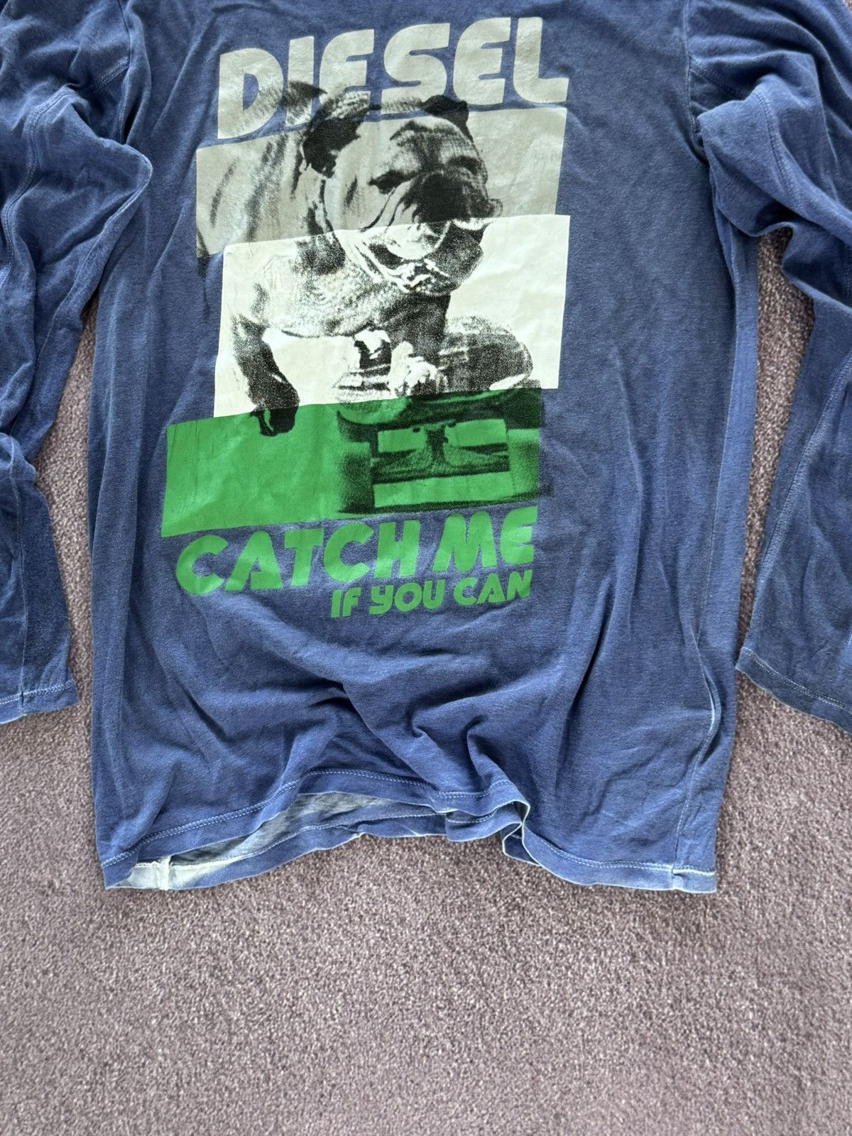 Diesel Hysteric Glamour Style Y2K Diesel Overprint Long Sleeve Size US M / EU 48-50 / 2 - 3 Thumbnail