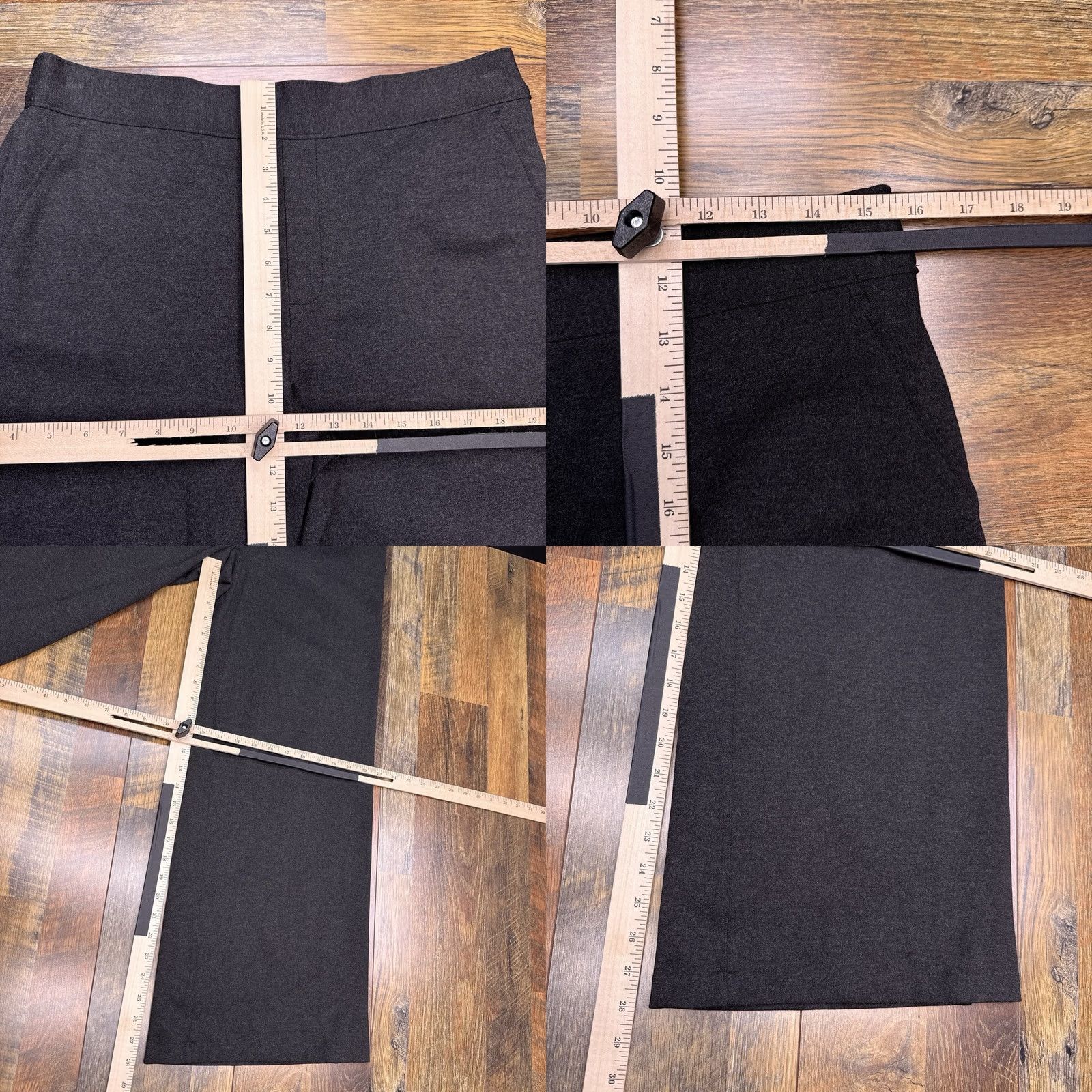 Spanx Spanx The Perfect Pant Wide-Leg Pull On Pants Gray 20385Q Petite Large Size 36" / US 14 / IT 50 - 8 Thumbnail