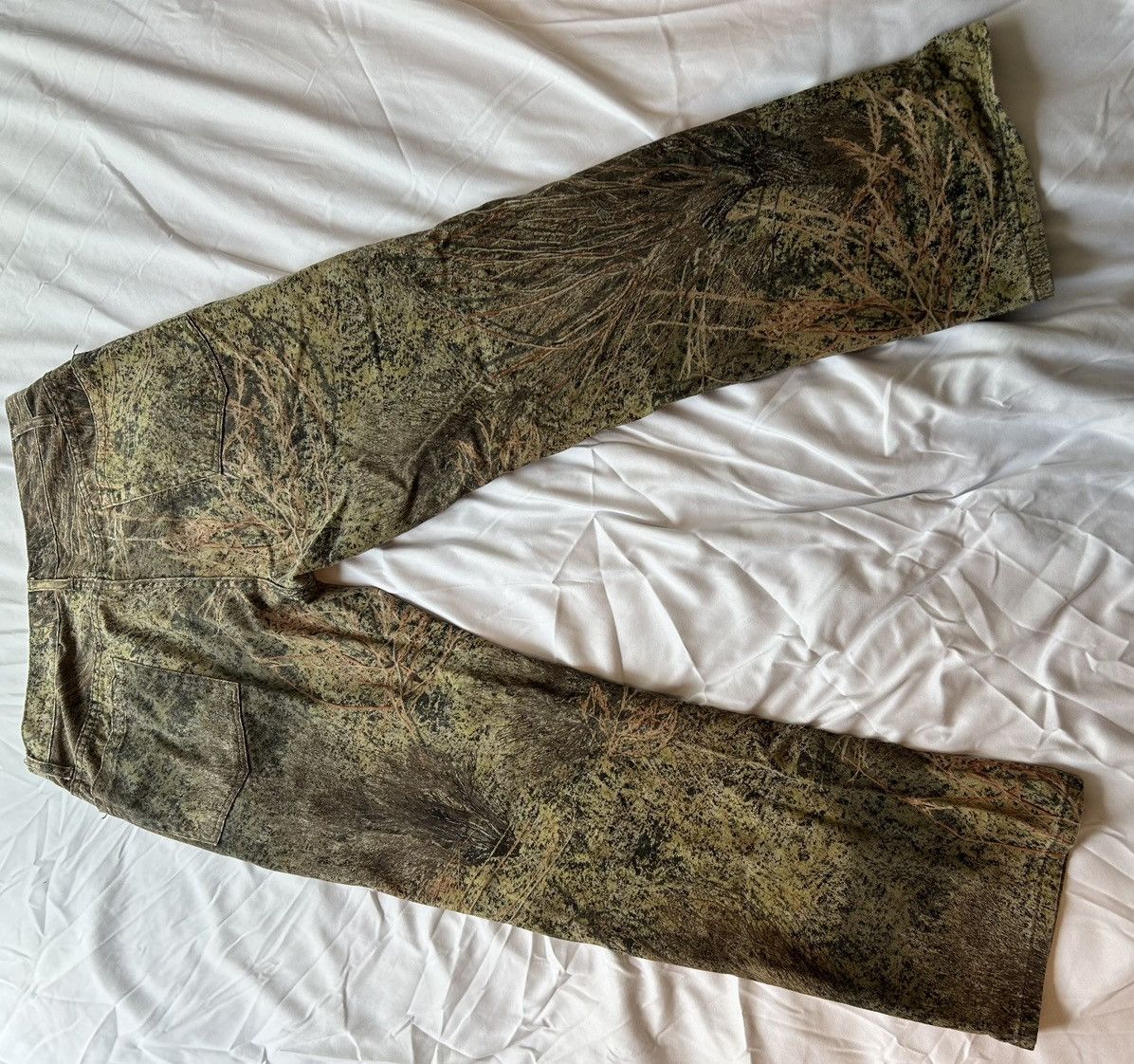 Mossy Oaks Mossy Oak Men's Green and Khaki Trousers Size US 32 / EU 48 - 3 Thumbnail