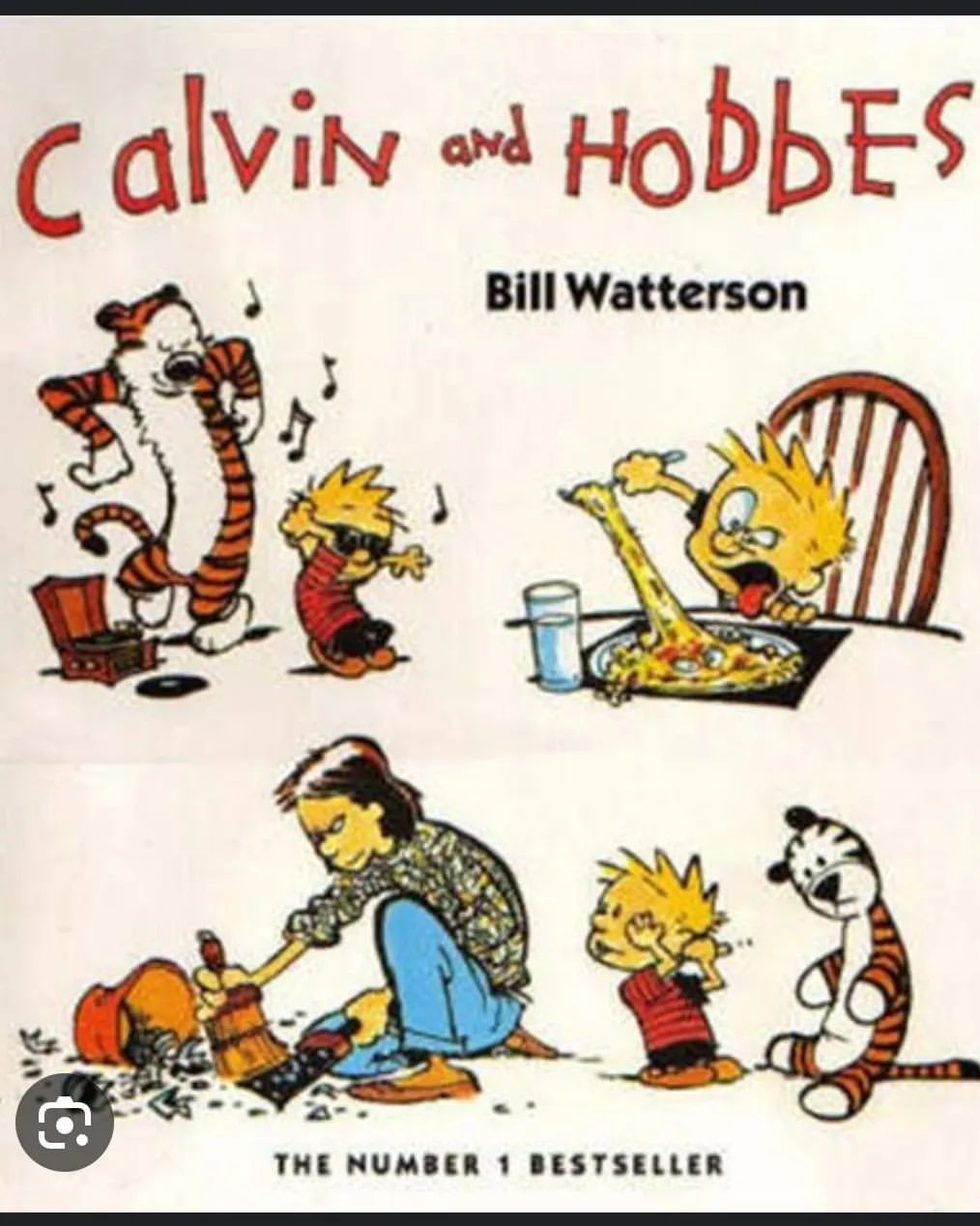 Cartoon Network Vintage Calvin and Hobbes Art Tees Size US S / EU 44-46 / 1 - 4 Thumbnail