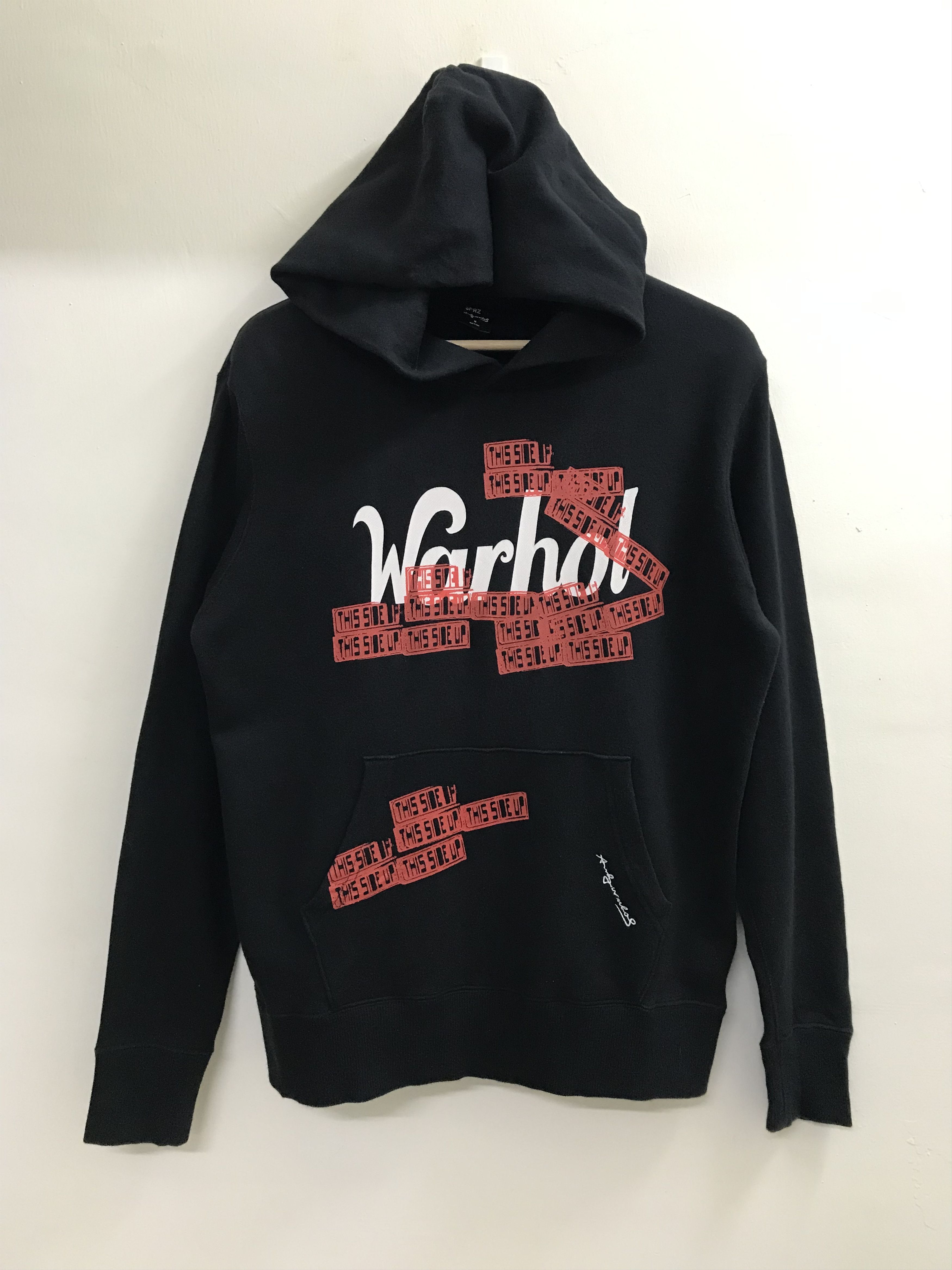 Andy Warhol × Band Tees × Japanese Brand Andy Warhol Hoodie Pull Over Big Print Spell Out Size US M / EU 48-50 / 2 - 1 Thumbnail