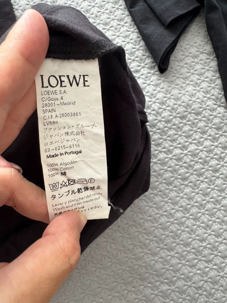 Loewe LOEWE Fox black T-shirt short sleeves Size XS / US 0-2 / IT 36-38 - 3 Thumbnail
