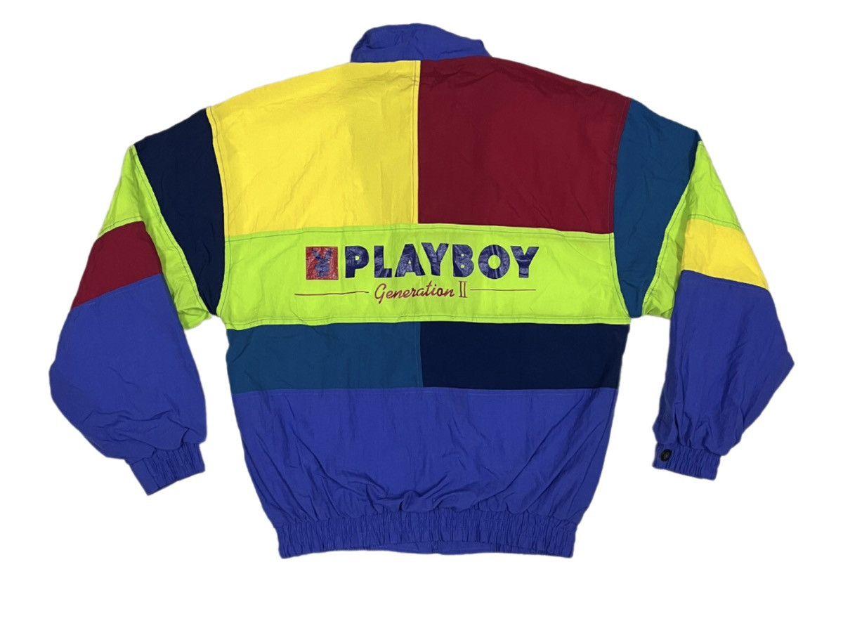 Playboy PLAYBOY Rabbit Head Design Multicolour Windbreaker/Jacket Size US L / EU 52-54 / 3 - 1 Thumbnail