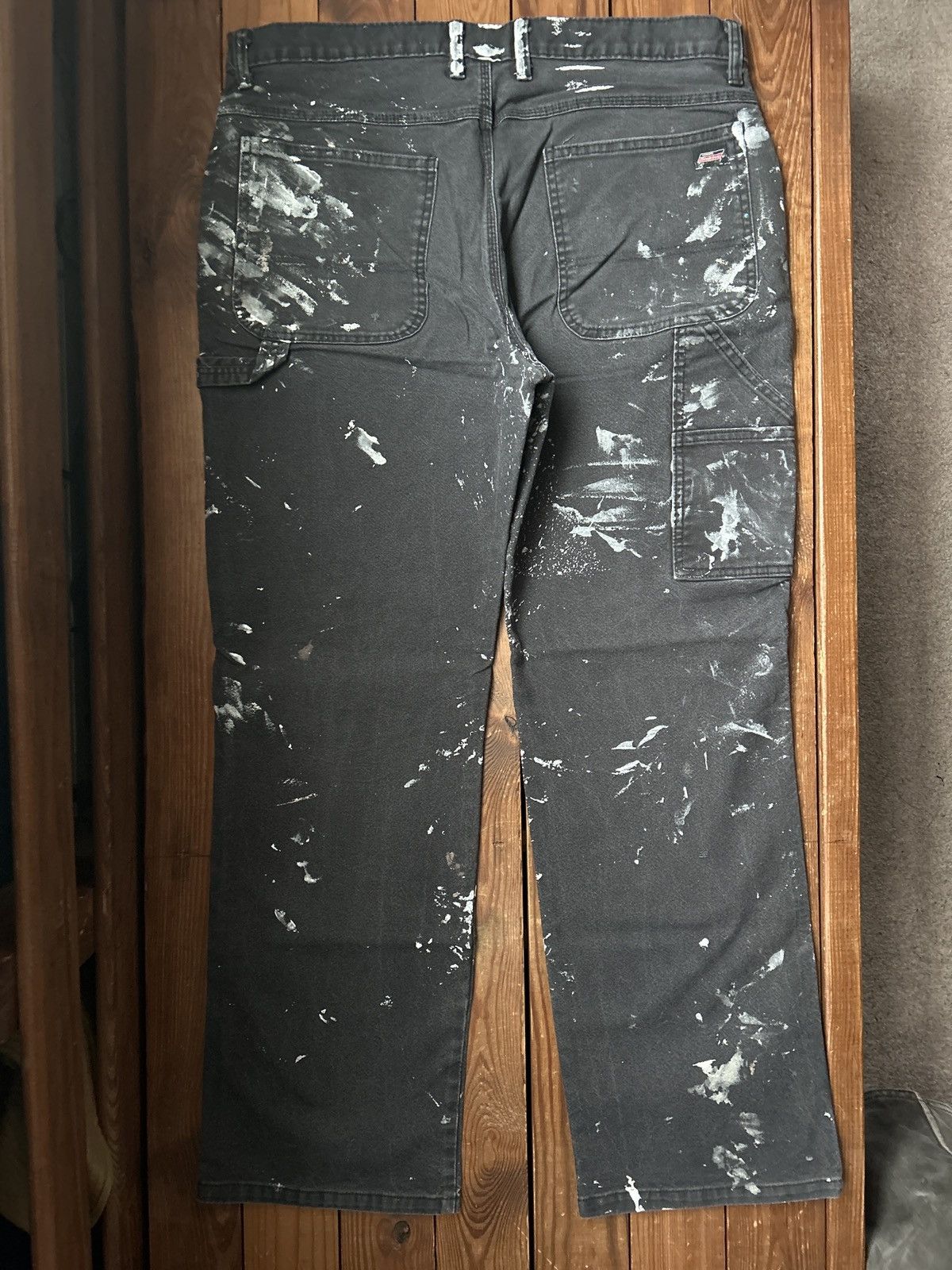 Dickies × Vintage Vintage Dickies Black Painter Carpenter Pants Size US 36 / EU 52 - 2 Thumbnail