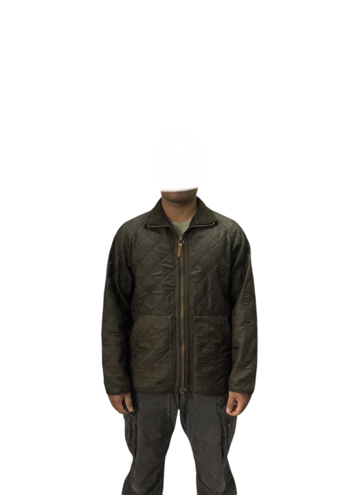Barbour Vintage Barbour Polar Quilt Zipper Jacket Army Green Size US M / EU 48-50 / 2 - 19 Thumbnail
