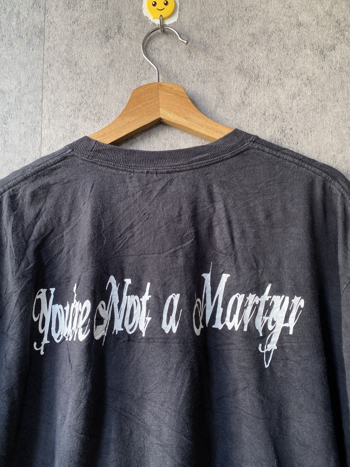 Band Tees × Vintage Vintage Y2K 2006 Adjacent To Nothing Metal Rock Band Tees Size US L / EU 52-54 / 3 - 4 Thumbnail