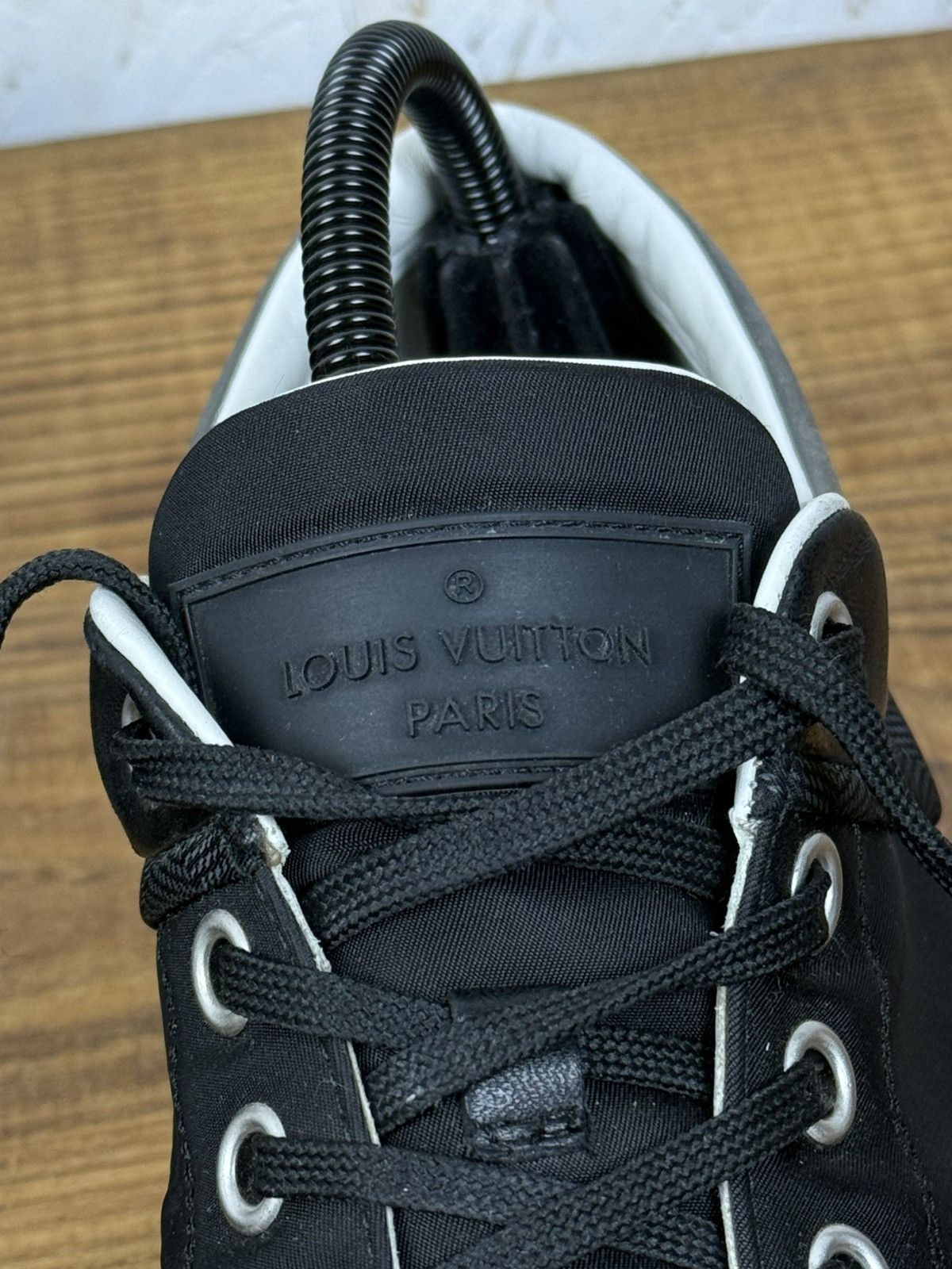 Louis Vuitton Louis Vuitton Nylon/Damier Graphite Sprinter Low Top Sneaker Size US 7.5 / EU 40-41 - 14 Thumbnail