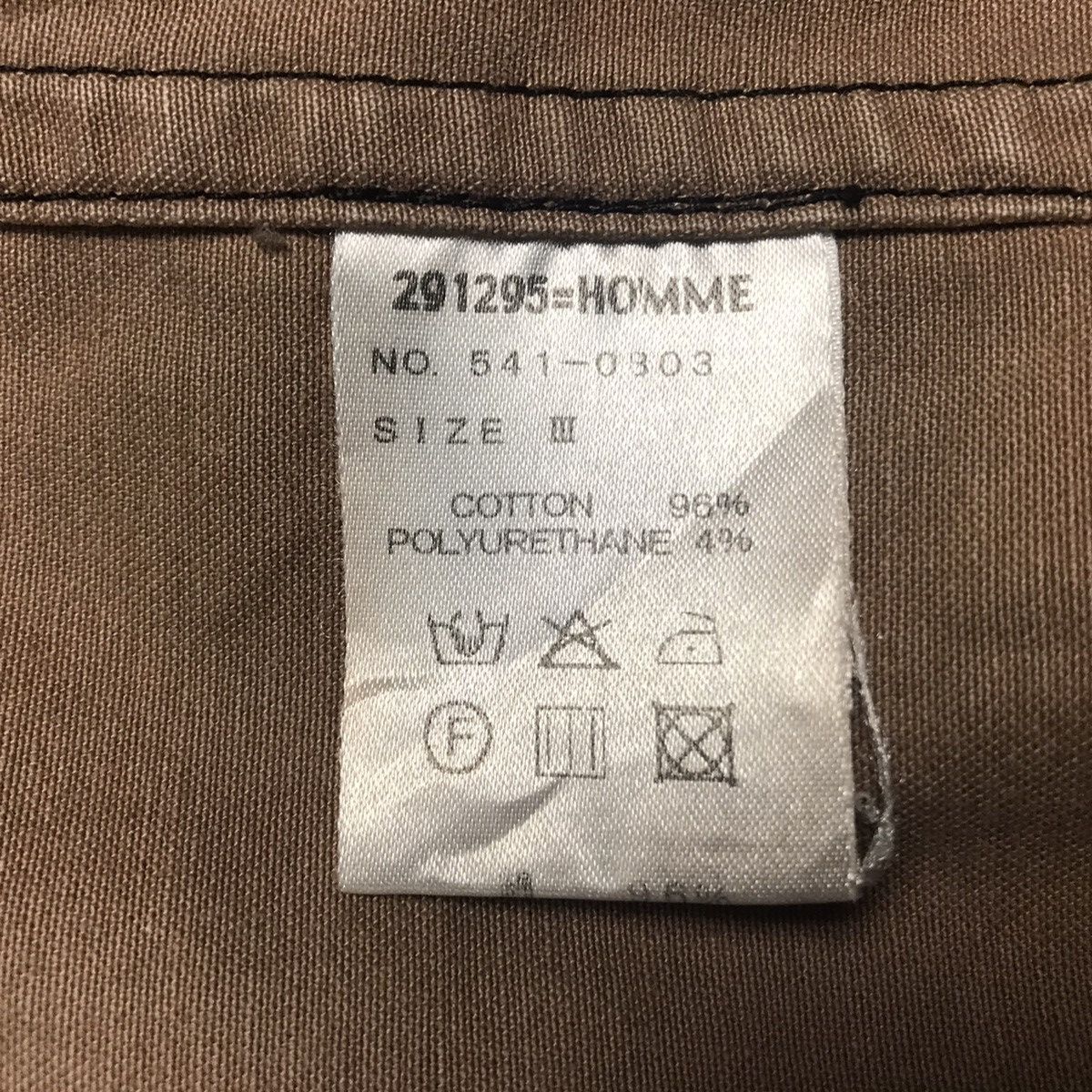 Japanese Brand 291295 Homme Snap button Faded style jacket Size US L / EU 52-54 / 3 - 12 Thumbnail
