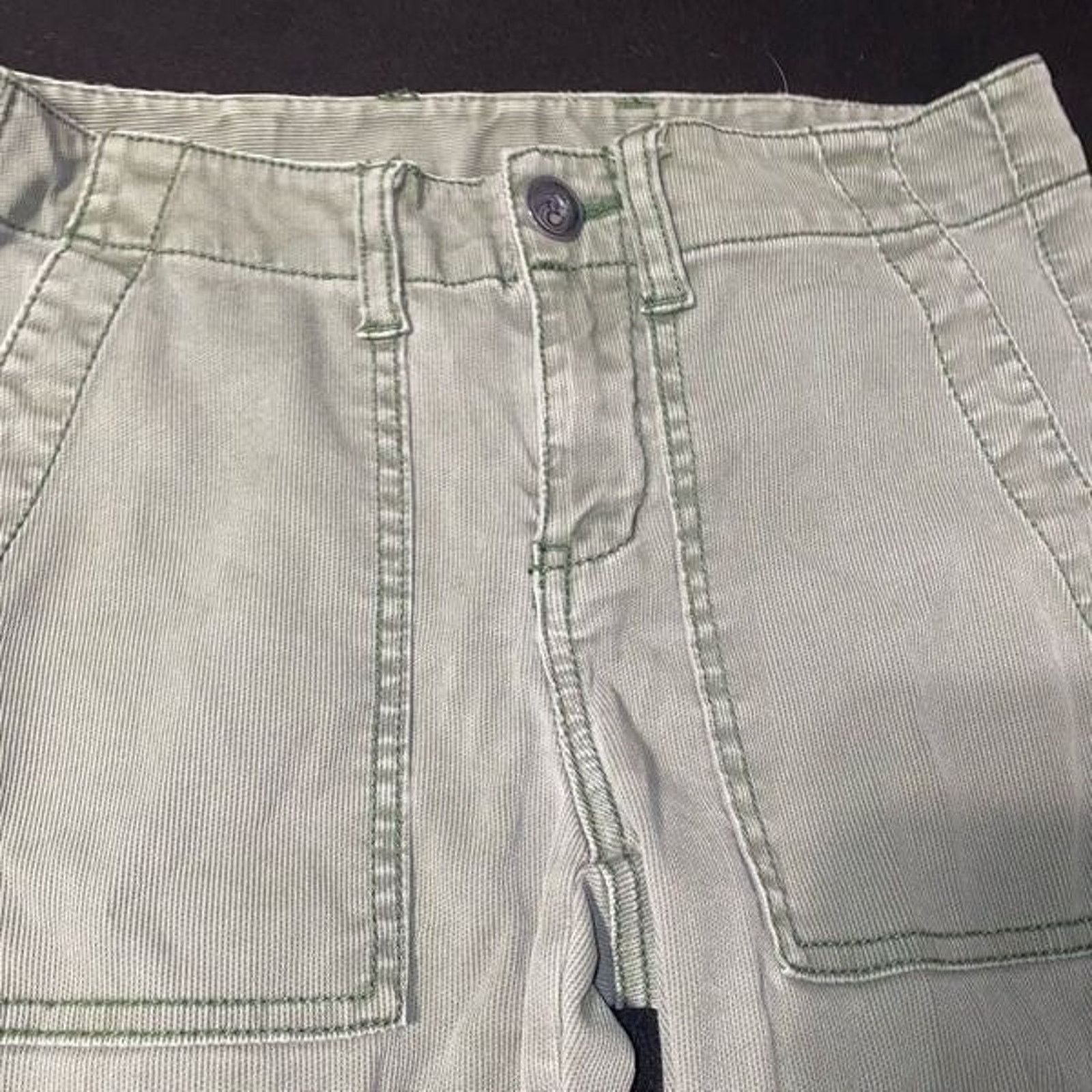 Anthropologie CAbi Green Quest Cord Mid-Rise Classic Jeans Pants Size 4 Size 27" / US 4 / IT 40 - 3 Thumbnail