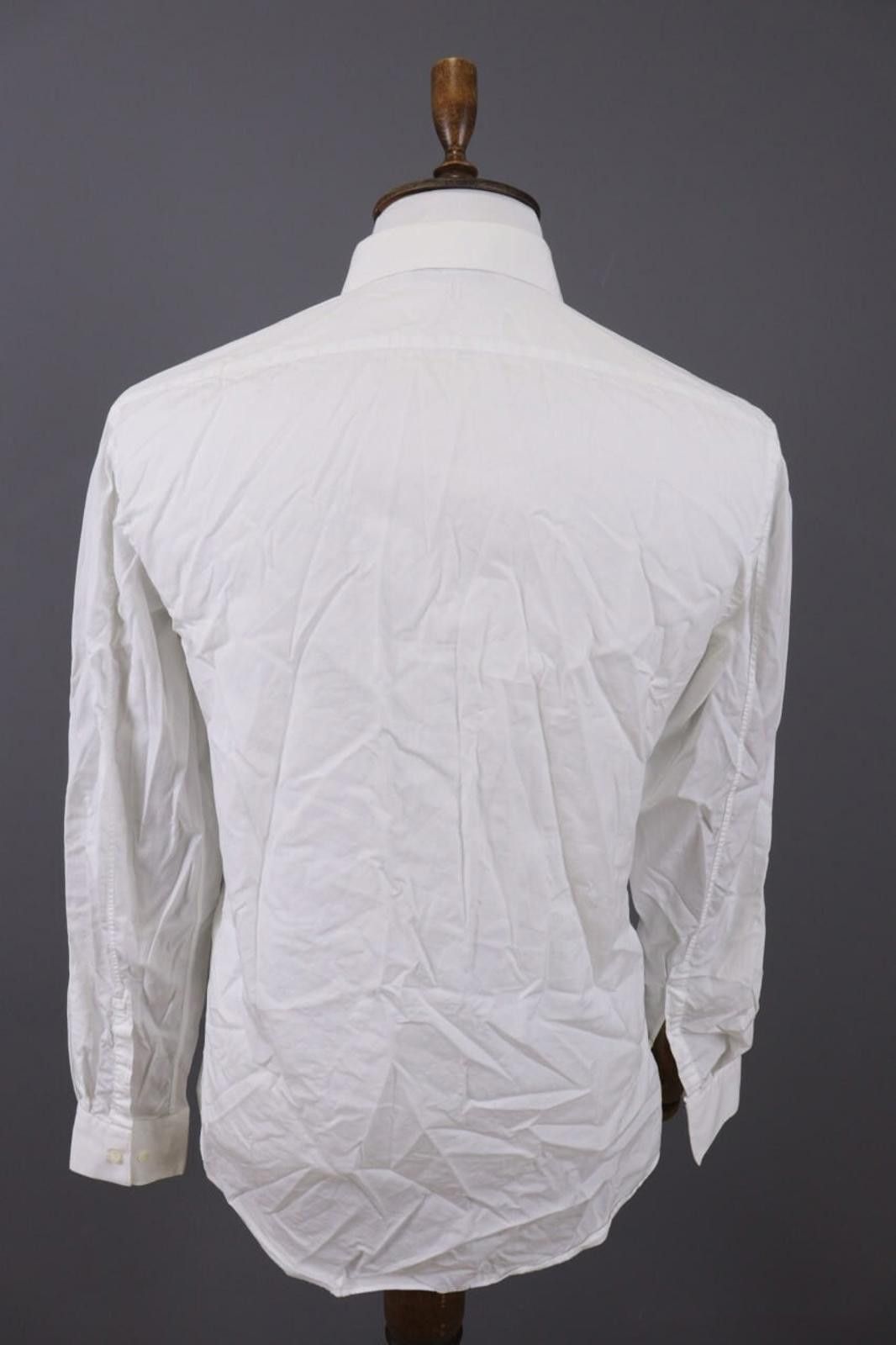 Neil Barrett Neil Barrett Slim Fit White Dress Shirt Size 16 / 41 Size US M / EU 48-50 / 2 - 8 Thumbnail