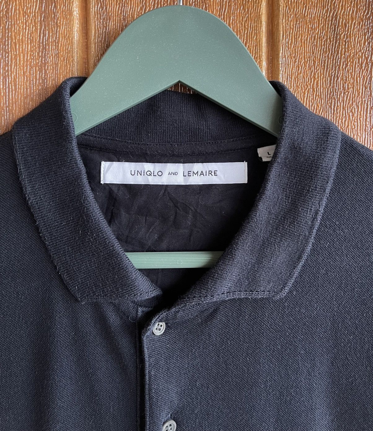 Lemaire × Uniqlo Hype🔥UNIQLO x LEMAIRE🔥Black Polo Tshirt Size US L / EU 52-54 / 3 - 3 Thumbnail