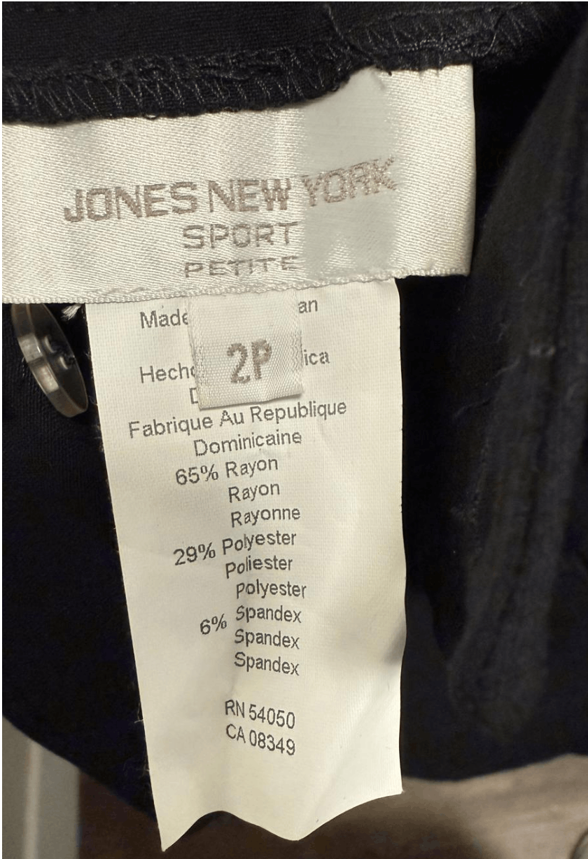 Jones New York Jones New York Black Skirt 2P Petite Stretch NWT Size XS / US 0-2 / IT 36-38 - 3 Thumbnail