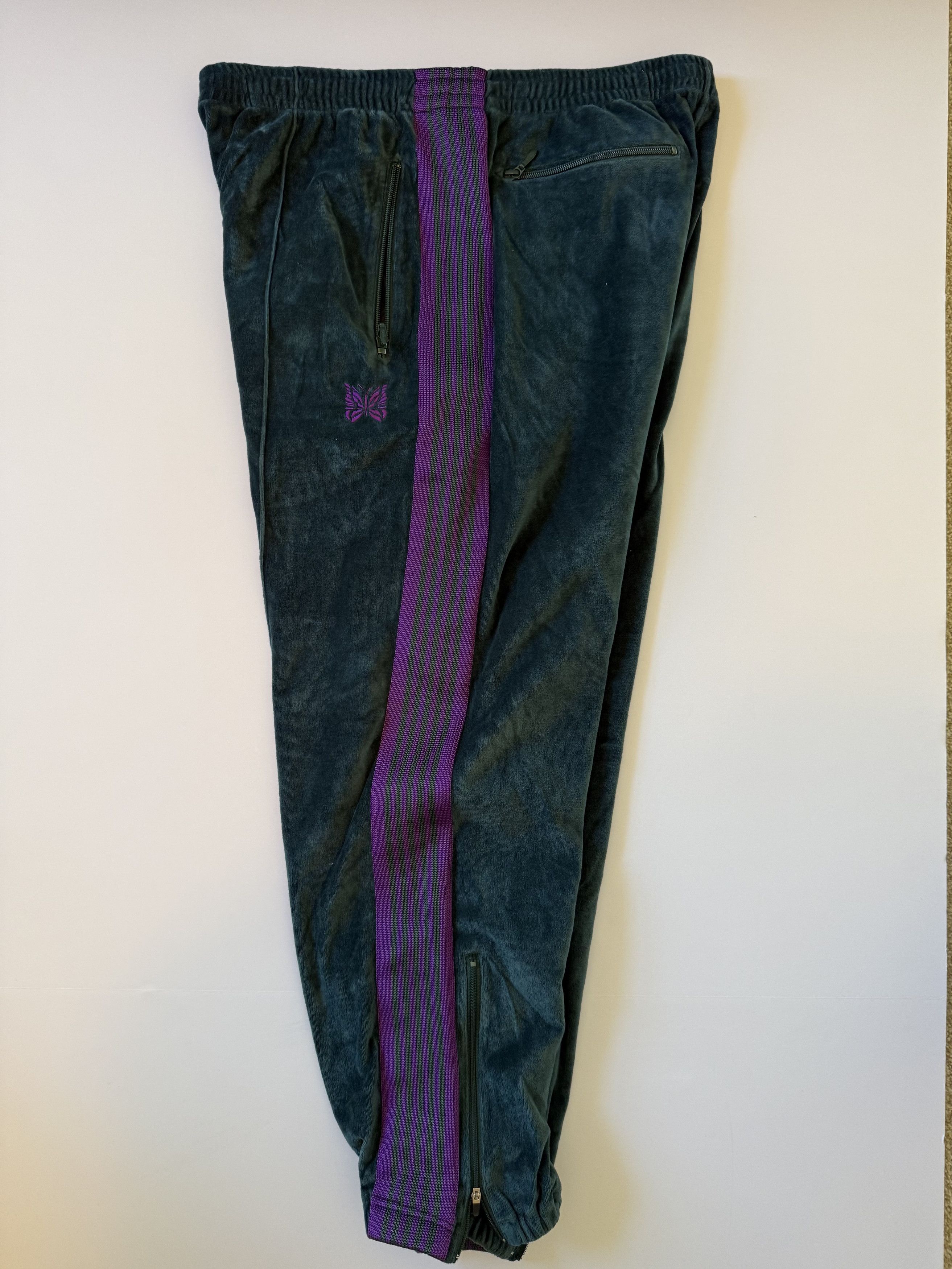 Needles Needles Velour Track Pants Large Size US 34 / EU 50 - 2 Thumbnail