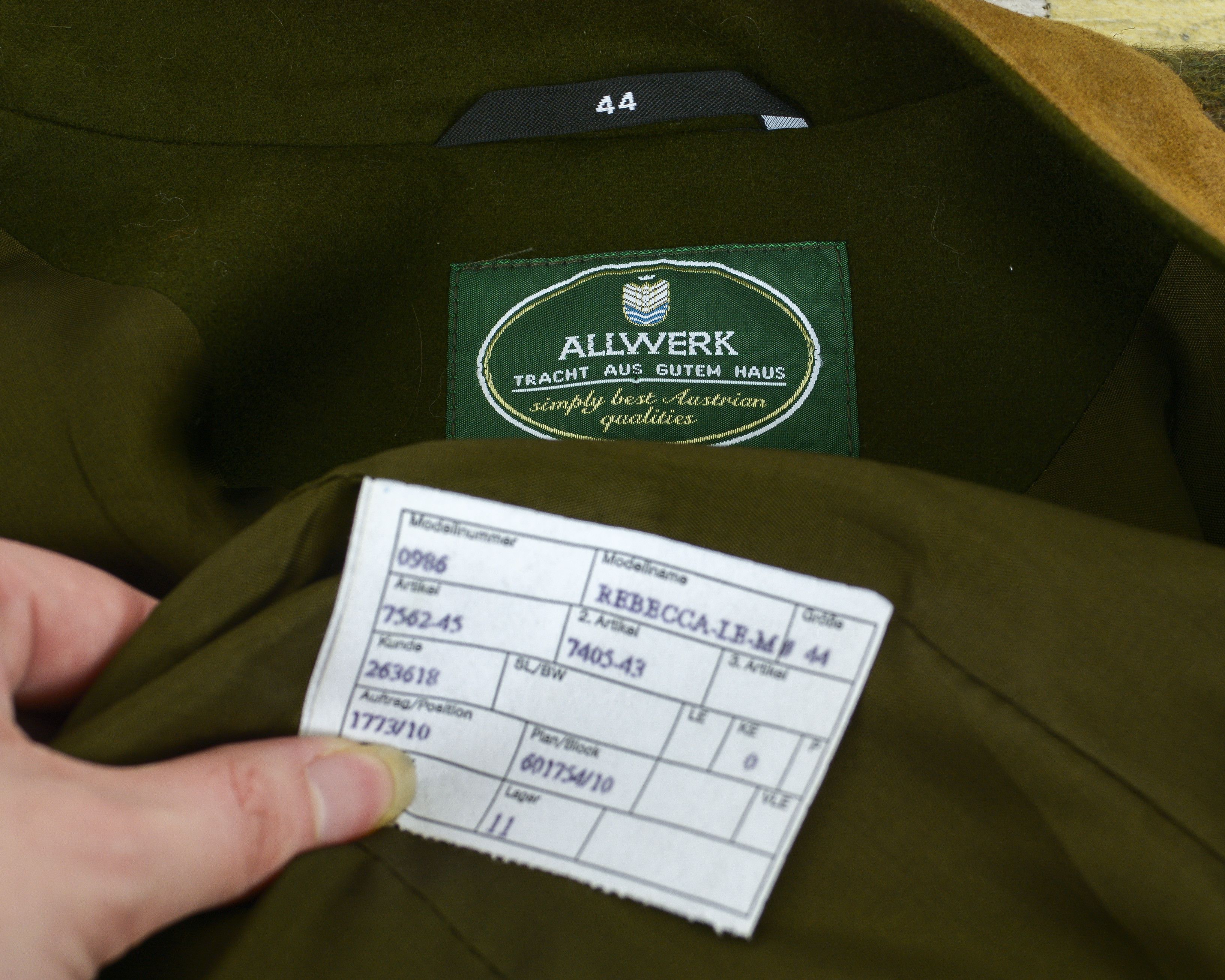 Other × Vintage Allwerk L Wool Jacket Trachten Cardigan Check Plaid Tartan Size L / US 10 / IT 46 - 7 Thumbnail