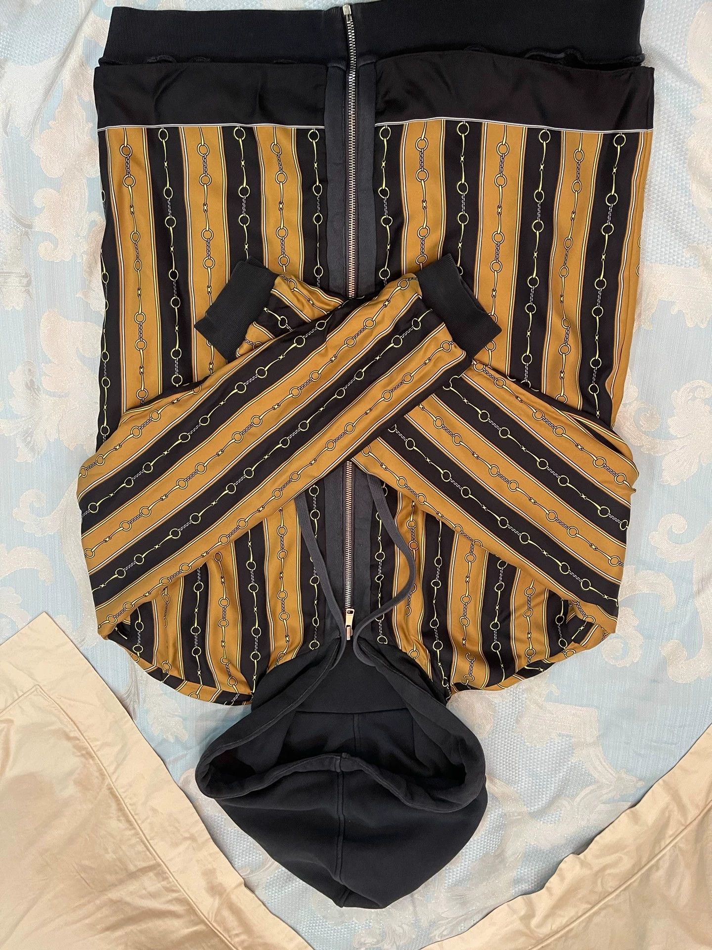 Gucci Gucci Double-Face Belt/Silk Horsebit Gradient Jacket XS (L) Size US XS / EU 42 / 0 - 7 Thumbnail