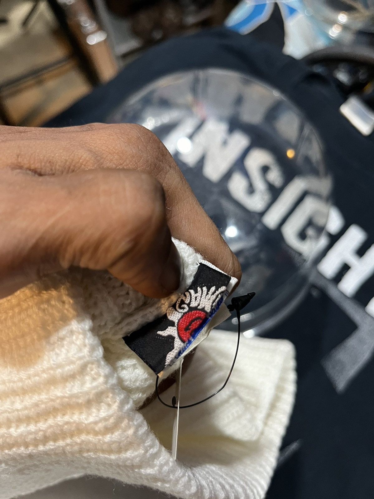 Converse × Vintage Converse Rodman 91 Beanie Hat 90s Size ONE SIZE - 7 Thumbnail
