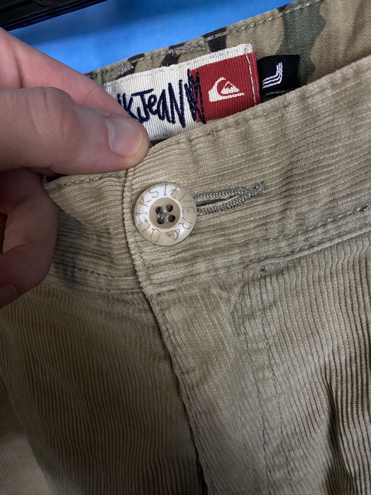 Quiksilver × Vintage Quicksilver rap bunny vintage shorts big logo velour Size US 33 - 7 Thumbnail
