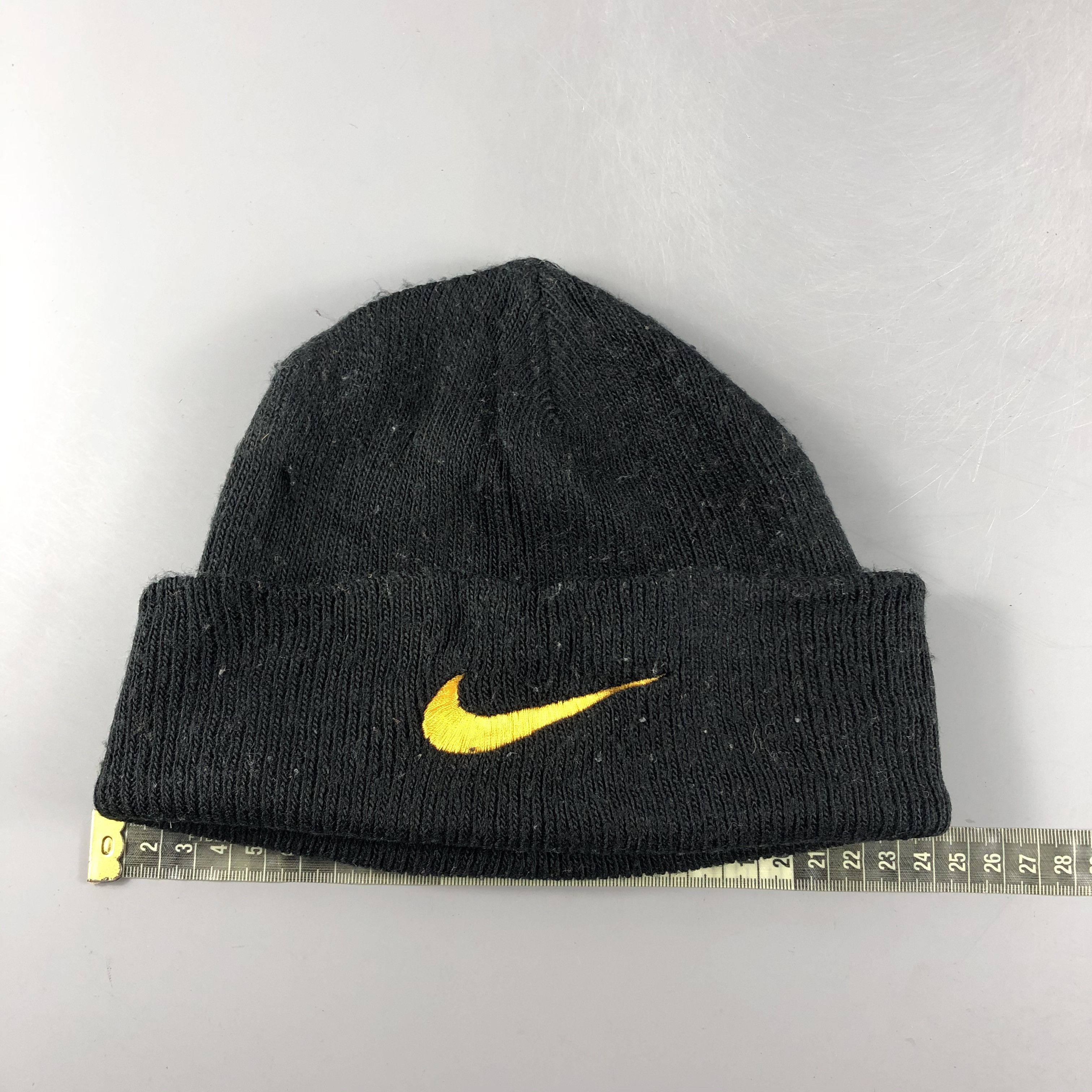 Nike × Vintage Nike Big Logo Beanie Snow Hat Snow Cap -D270 Size ONE SIZE - 4 Thumbnail